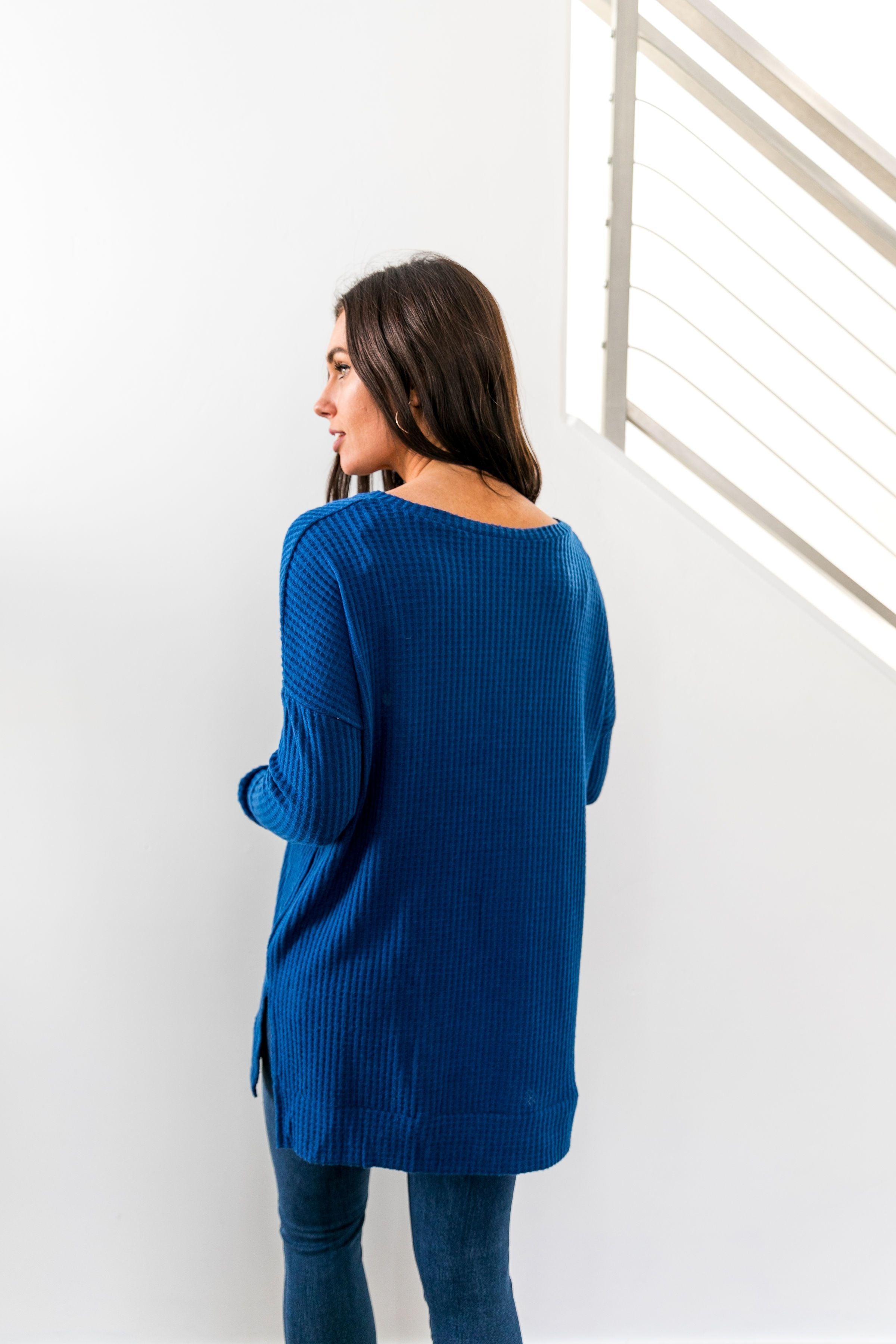 Thermal Tunic In Sapphire