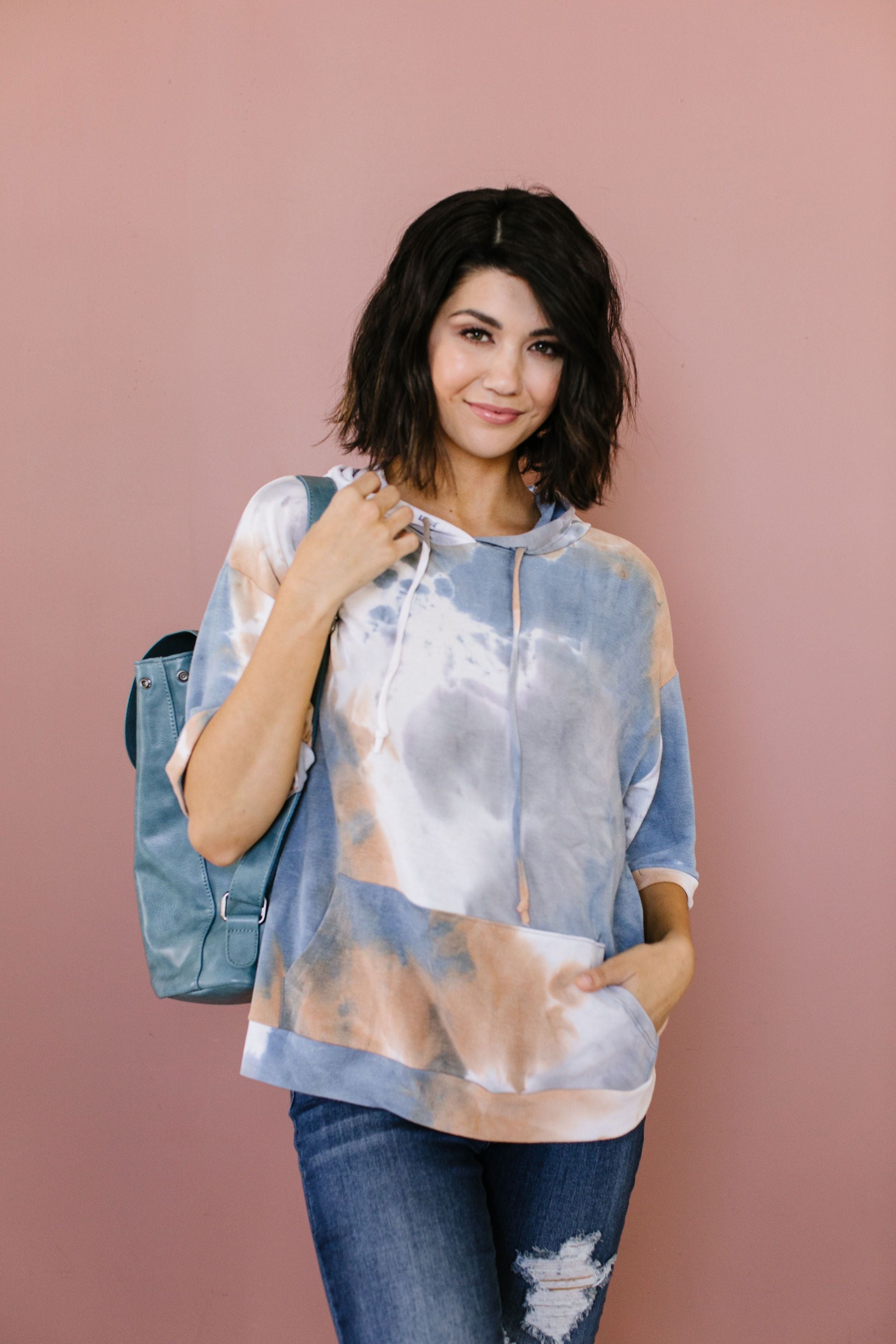 Tie Dye Agate Hoodie