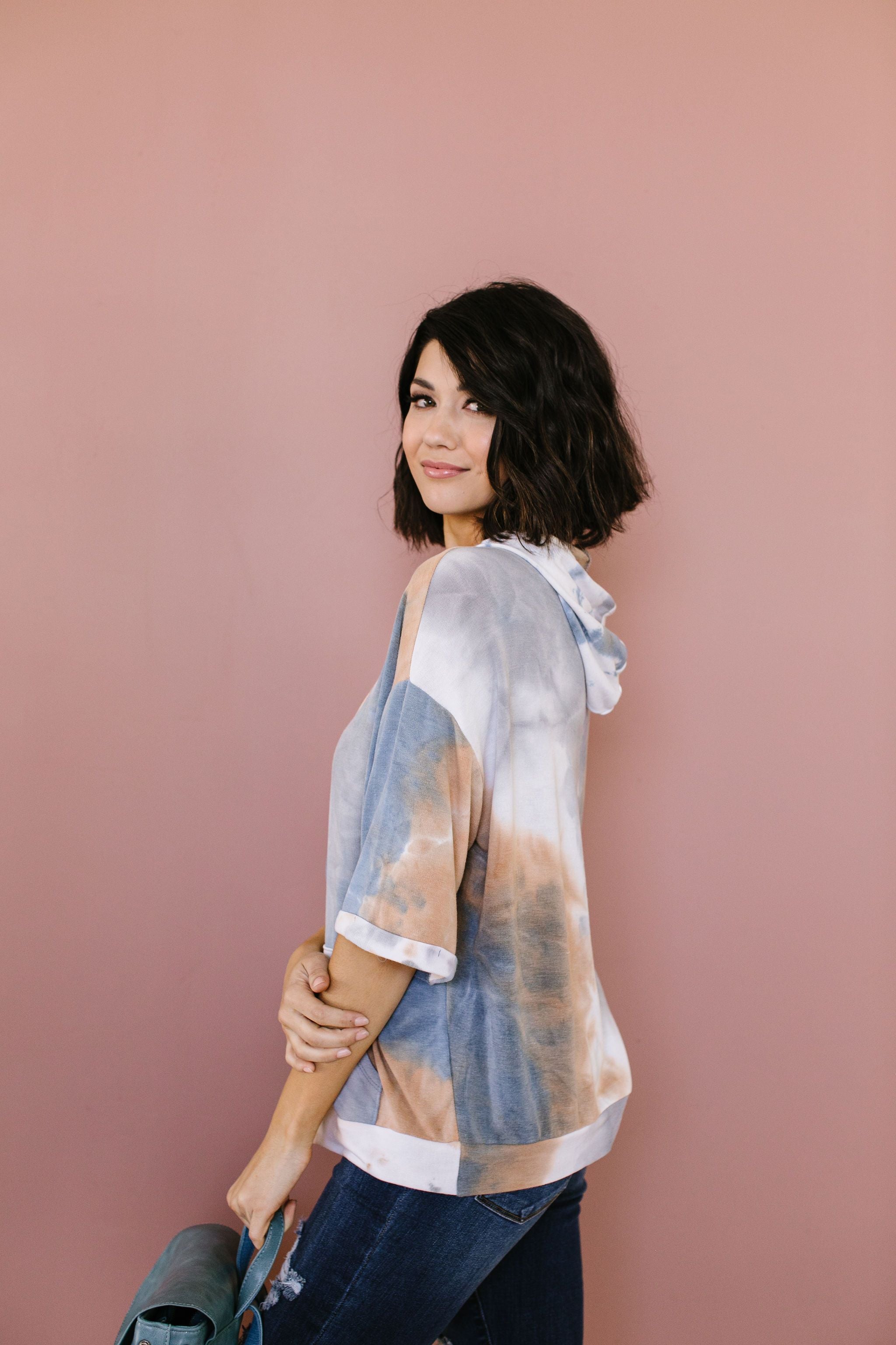 Tie Dye Agate Hoodie