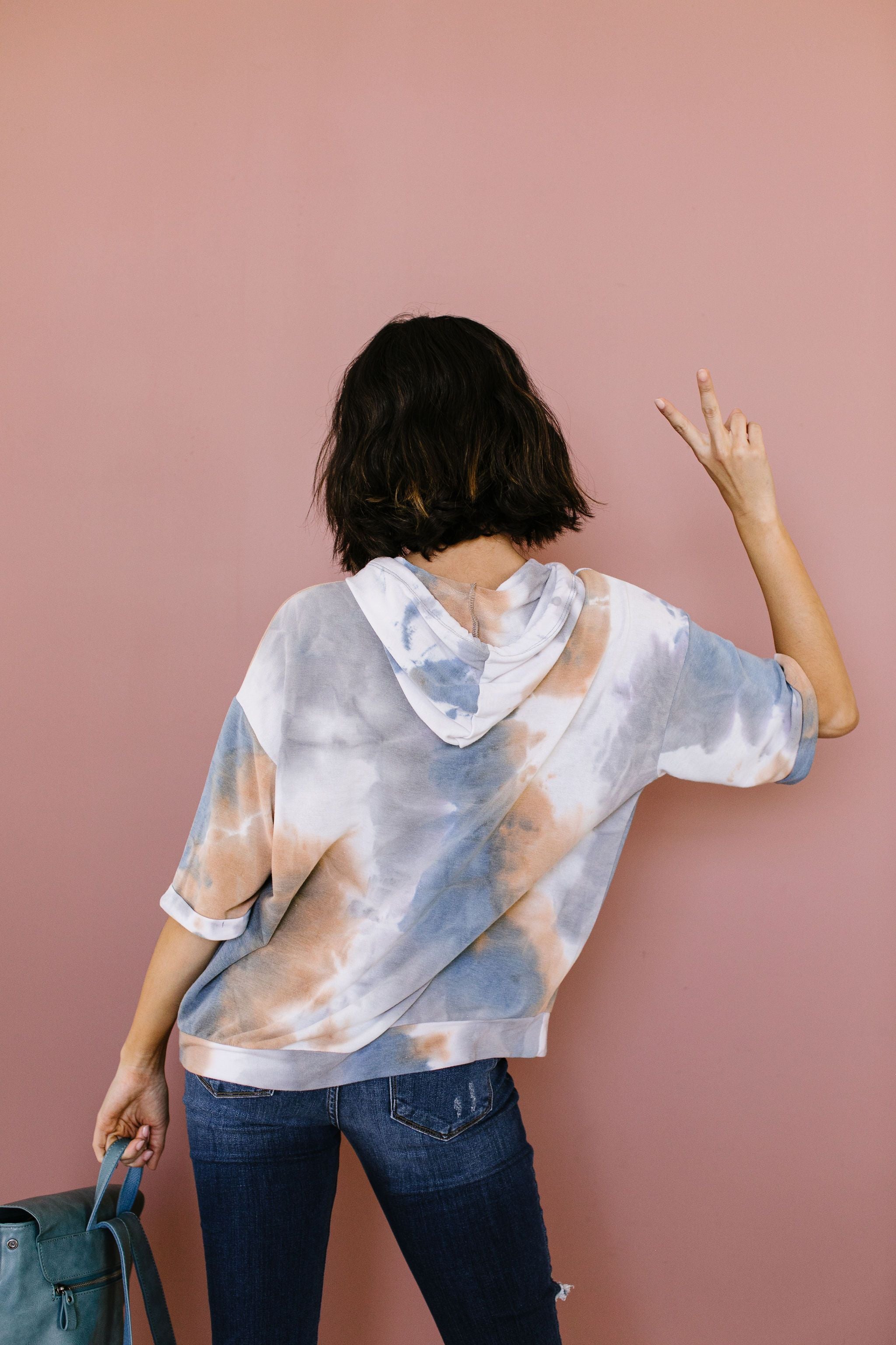 Tie Dye Agate Hoodie