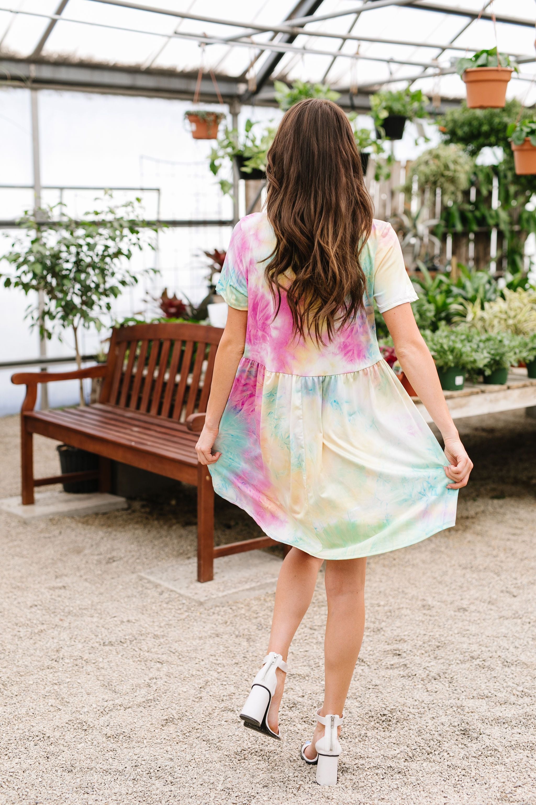 Tie Dye Delight Babydoll Dress