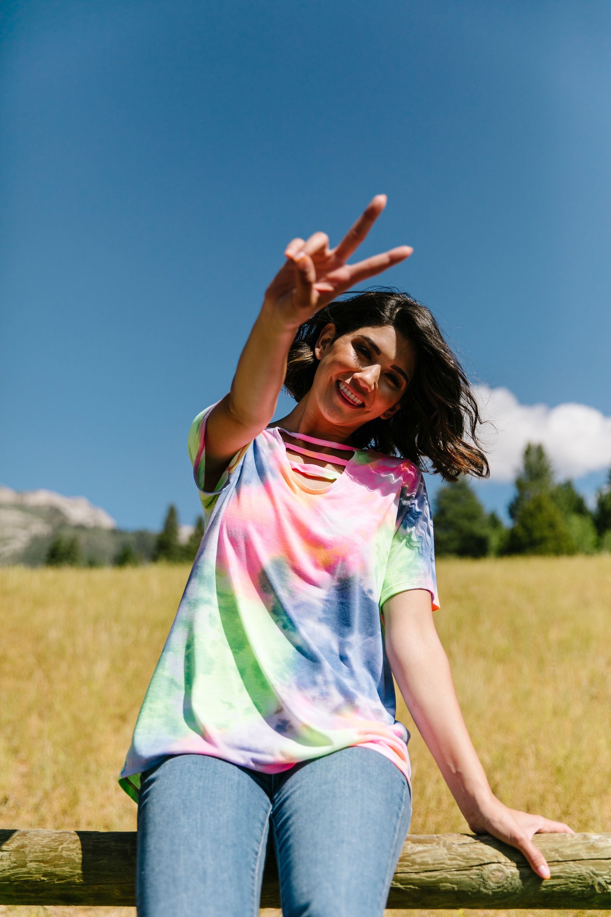 Tie Dyed And True Top