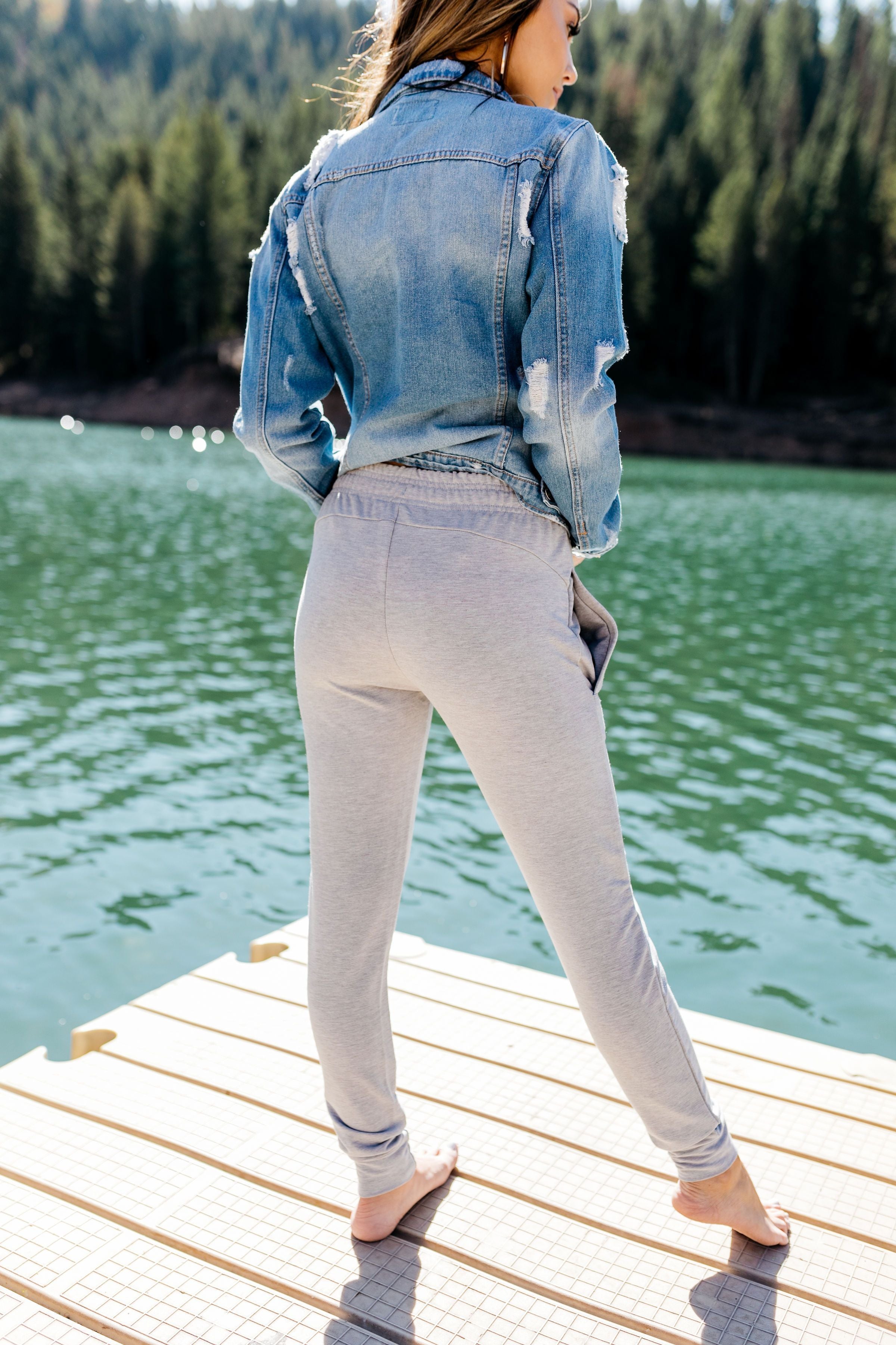 Time To Chill Joggers In Heather Gray
