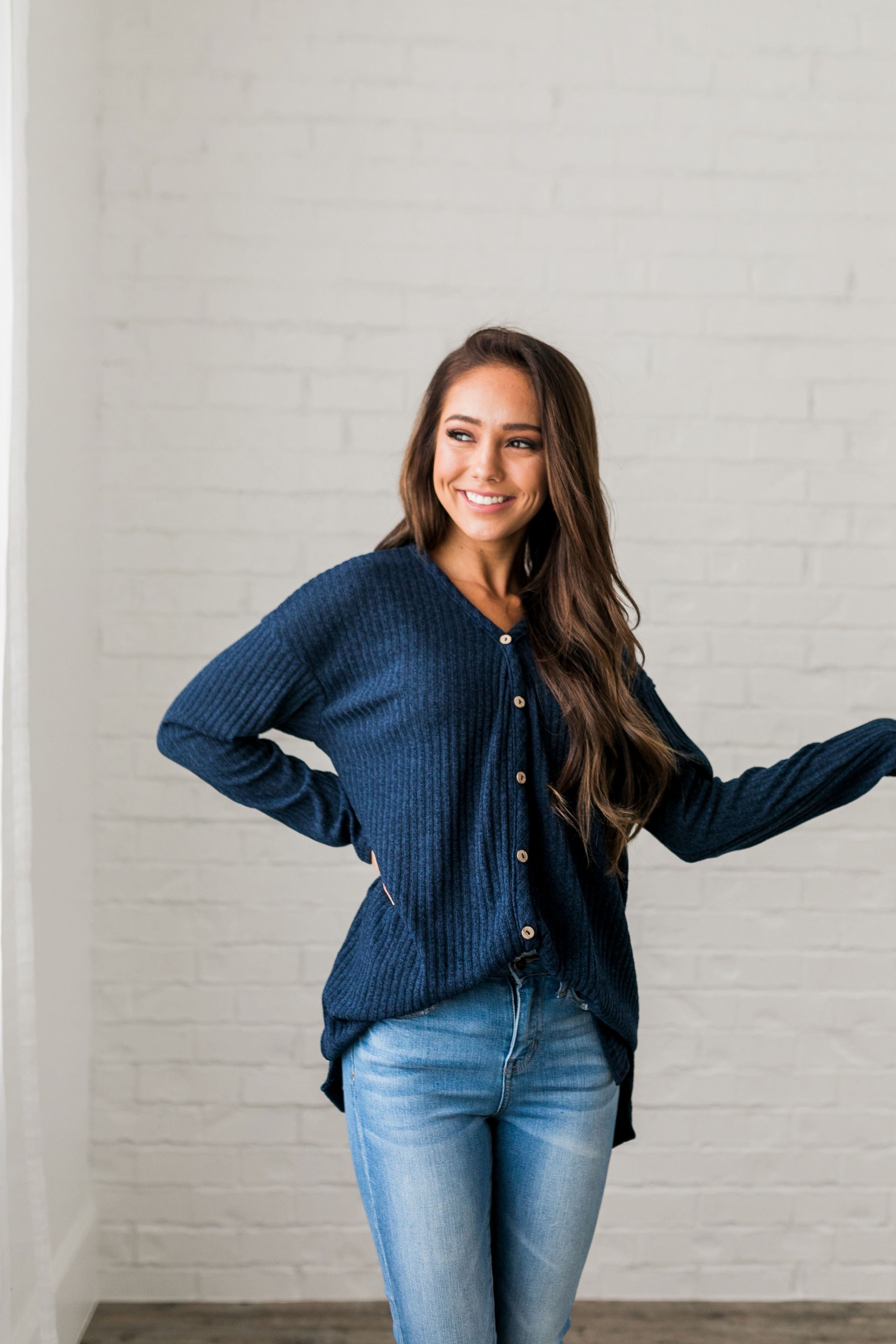 To Tie Or Not To Tie Ribbed Top - ALL SALES FINAL