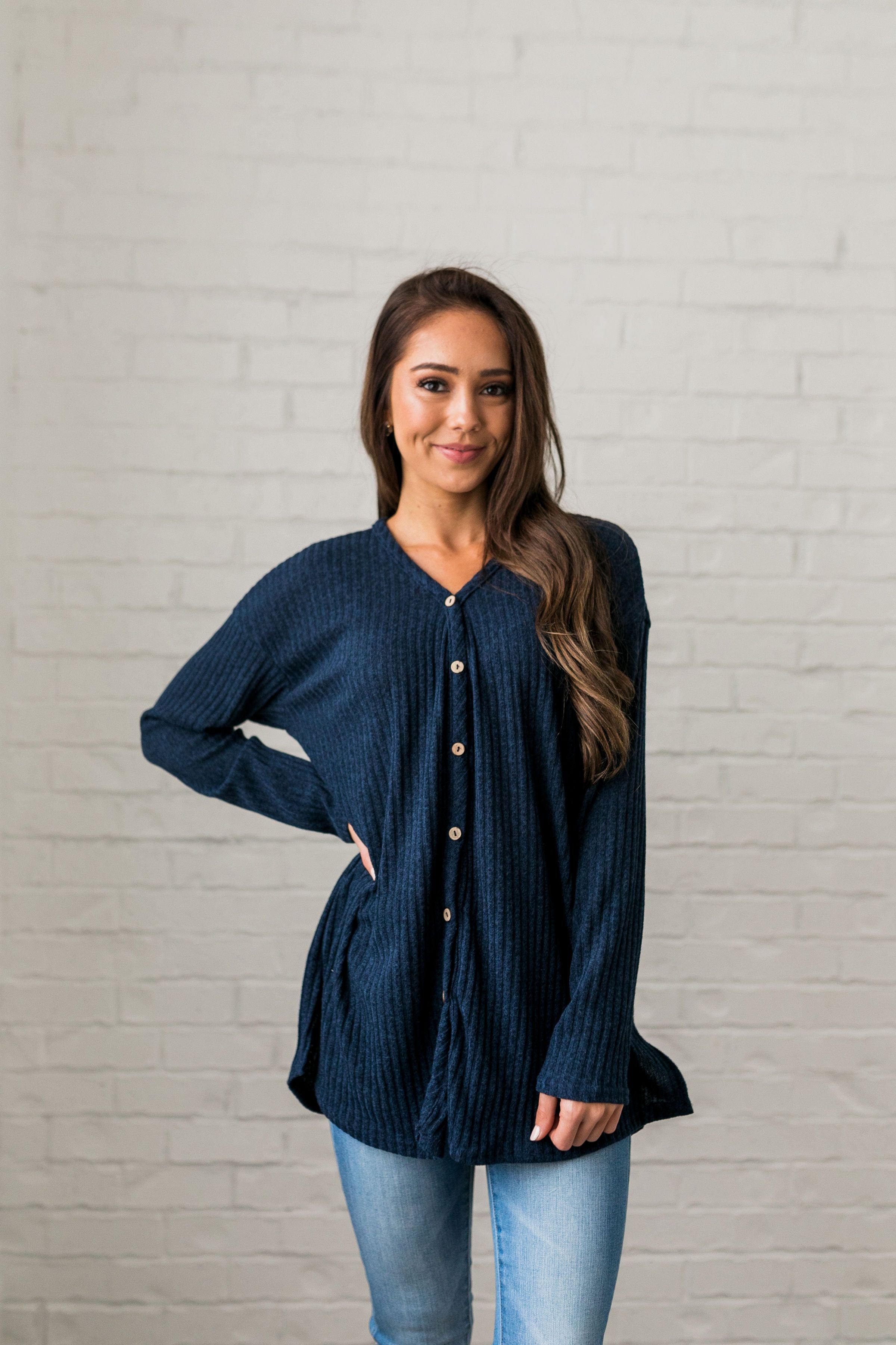To Tie Or Not To Tie Ribbed Top - ALL SALES FINAL