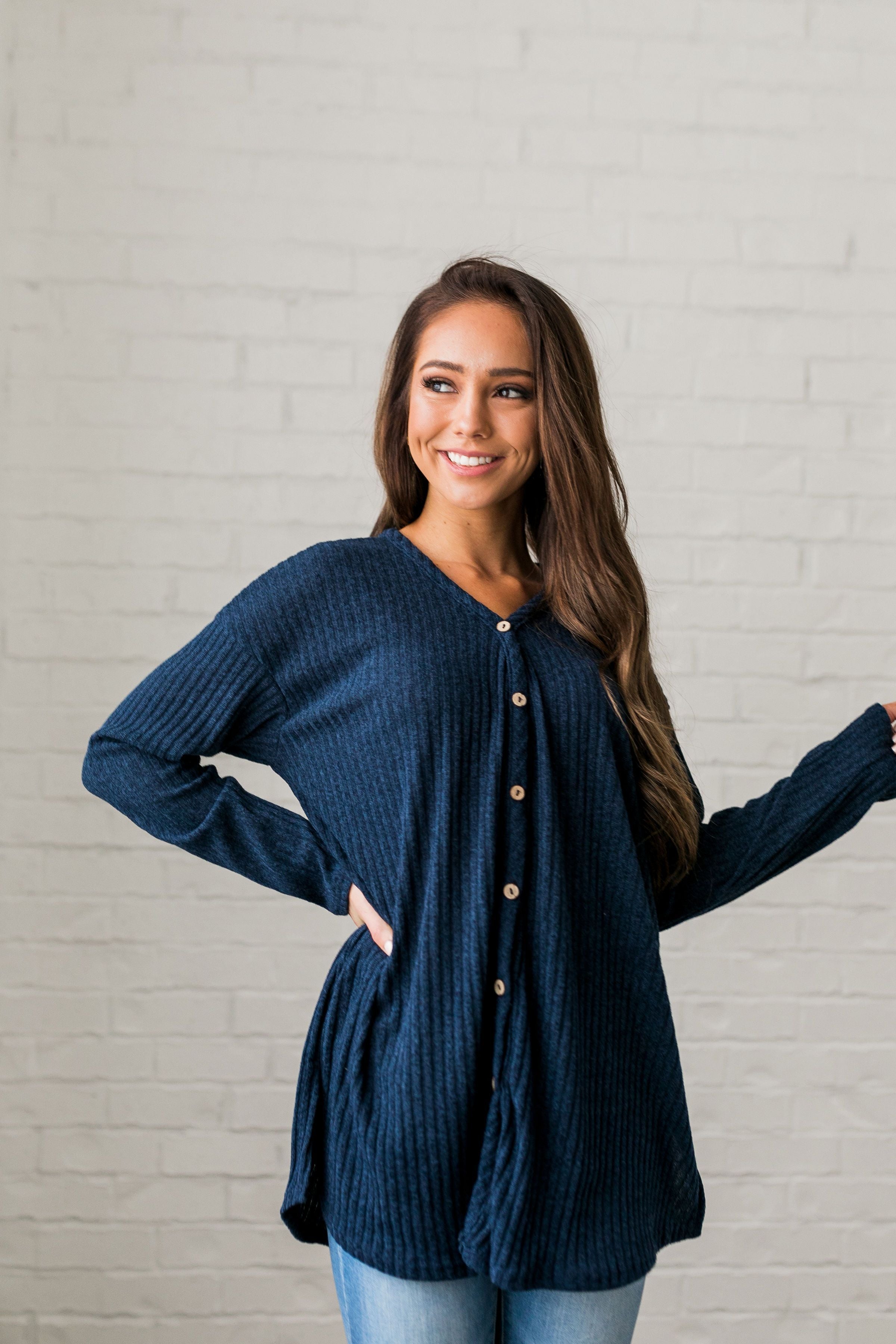 To Tie Or Not To Tie Ribbed Top - ALL SALES FINAL