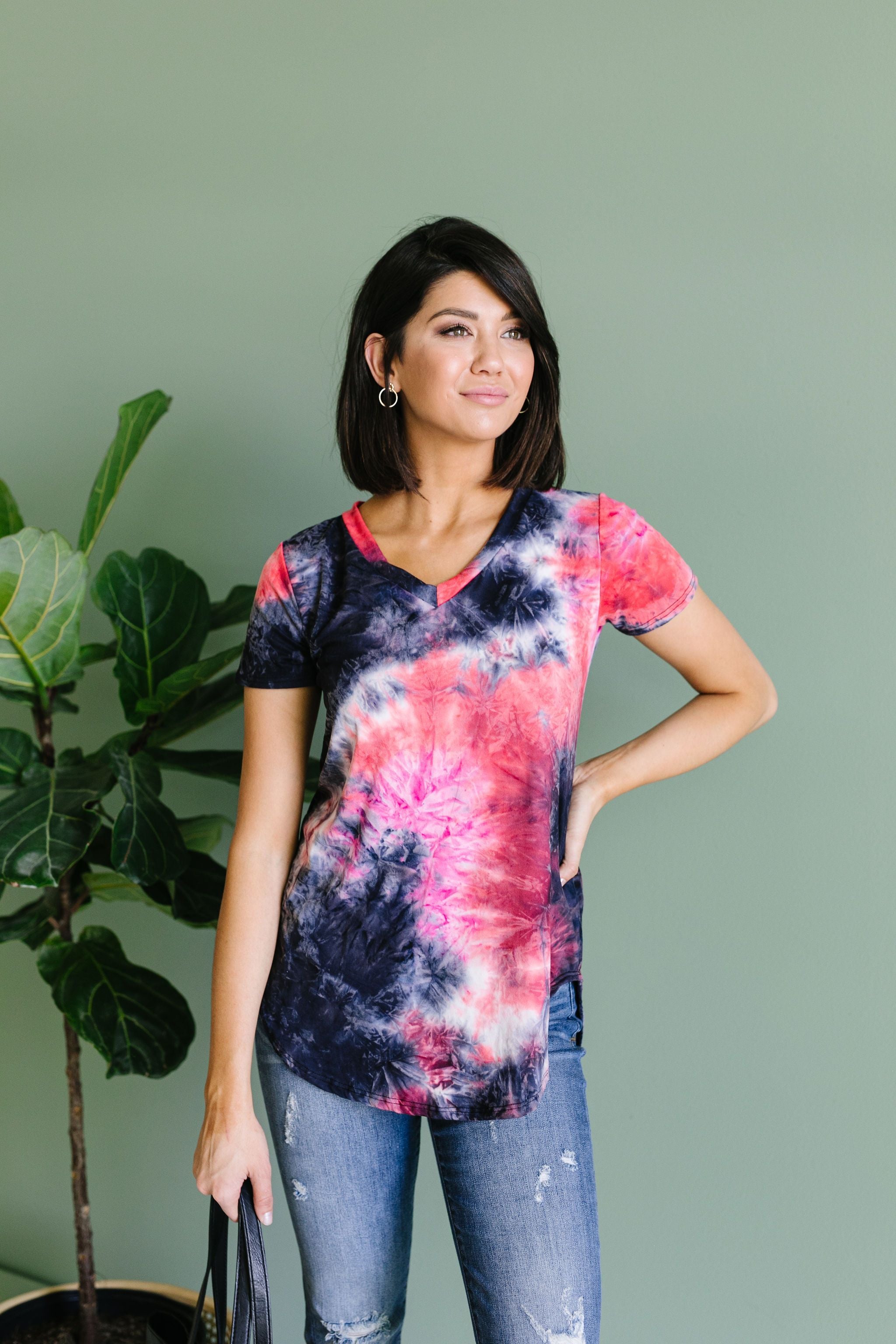 Topaz Tie Dye Fantasy Top