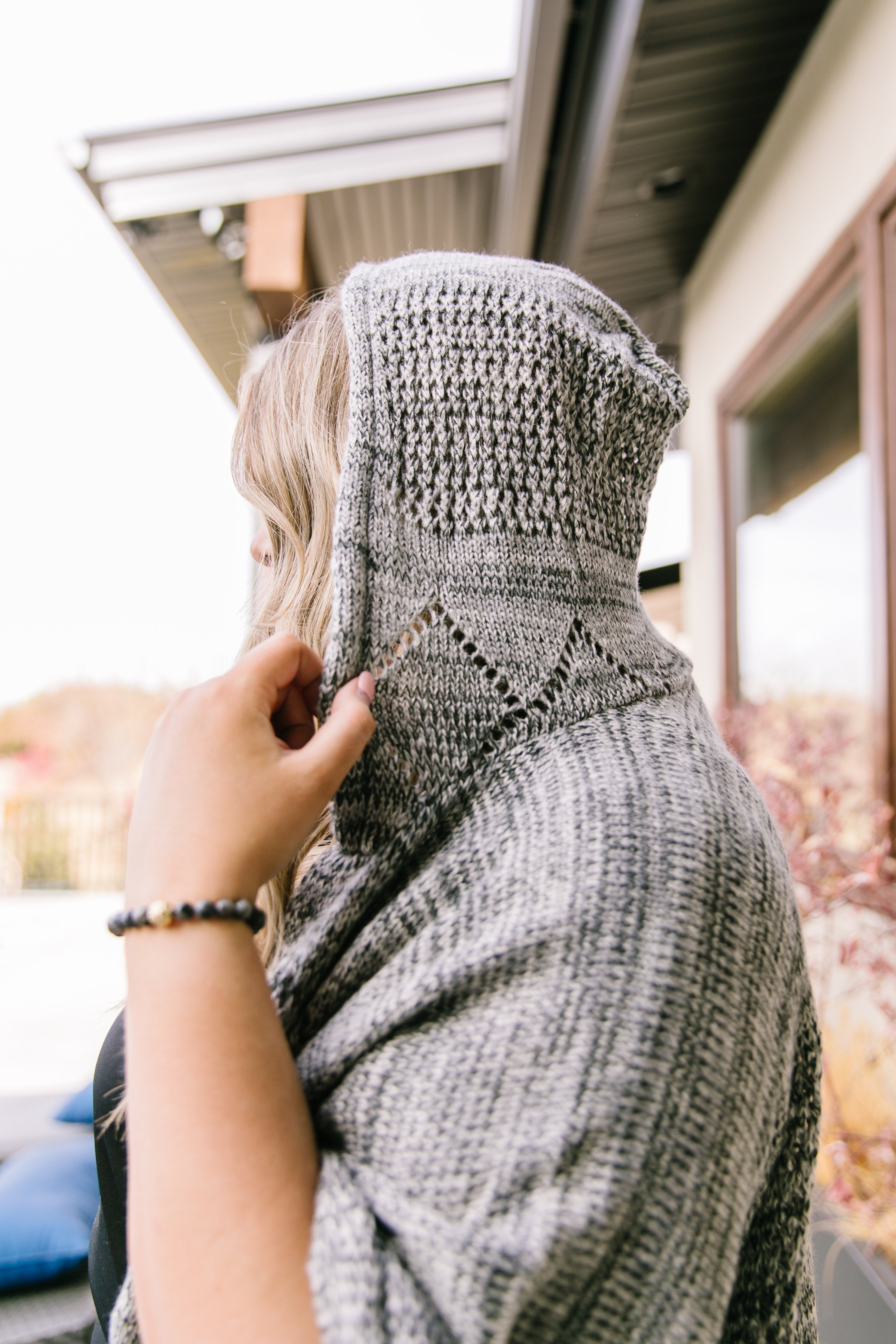 Touch Of Gold Stone Bracelet In Gray Granite