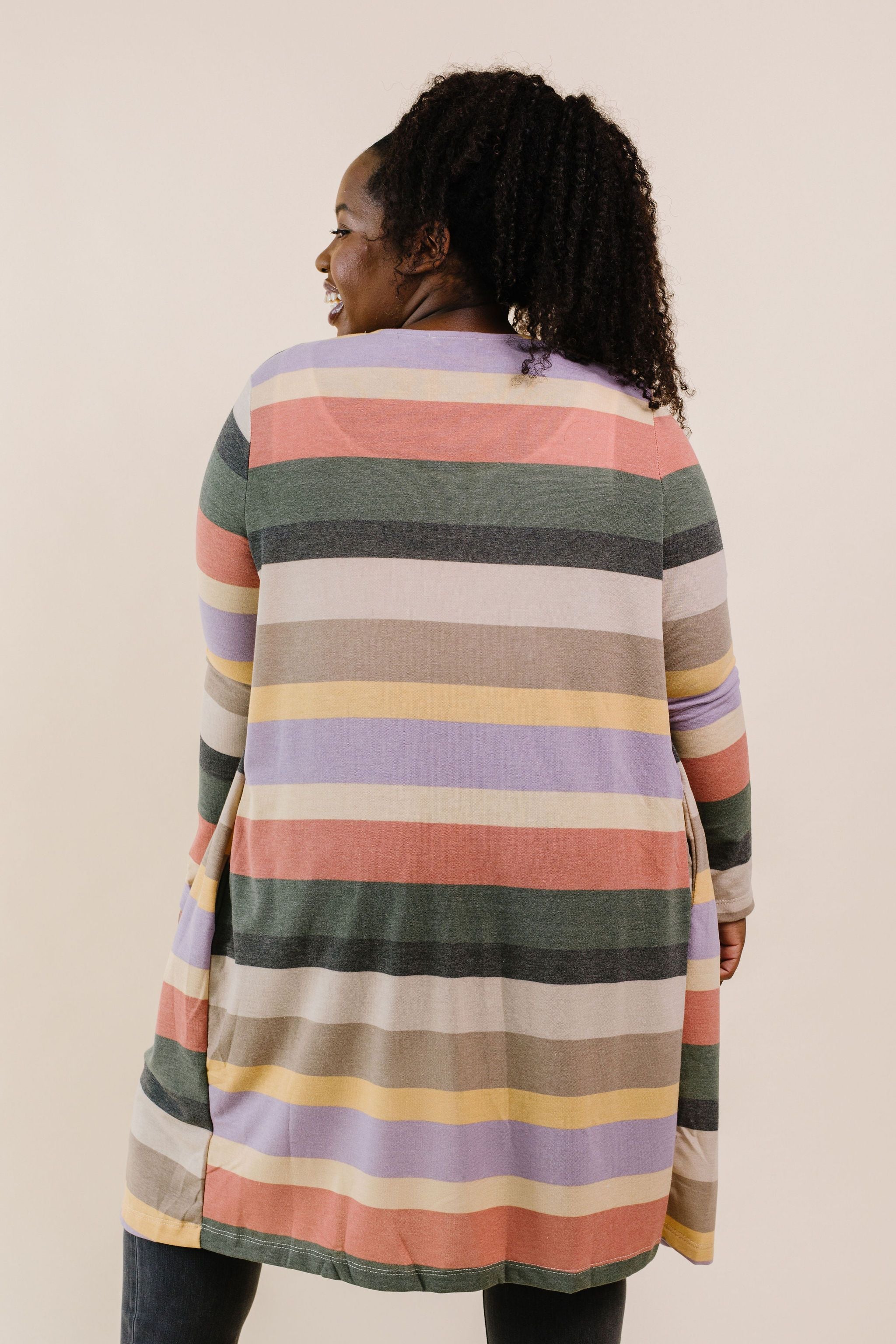 Tranquil Stripes Cardigan
