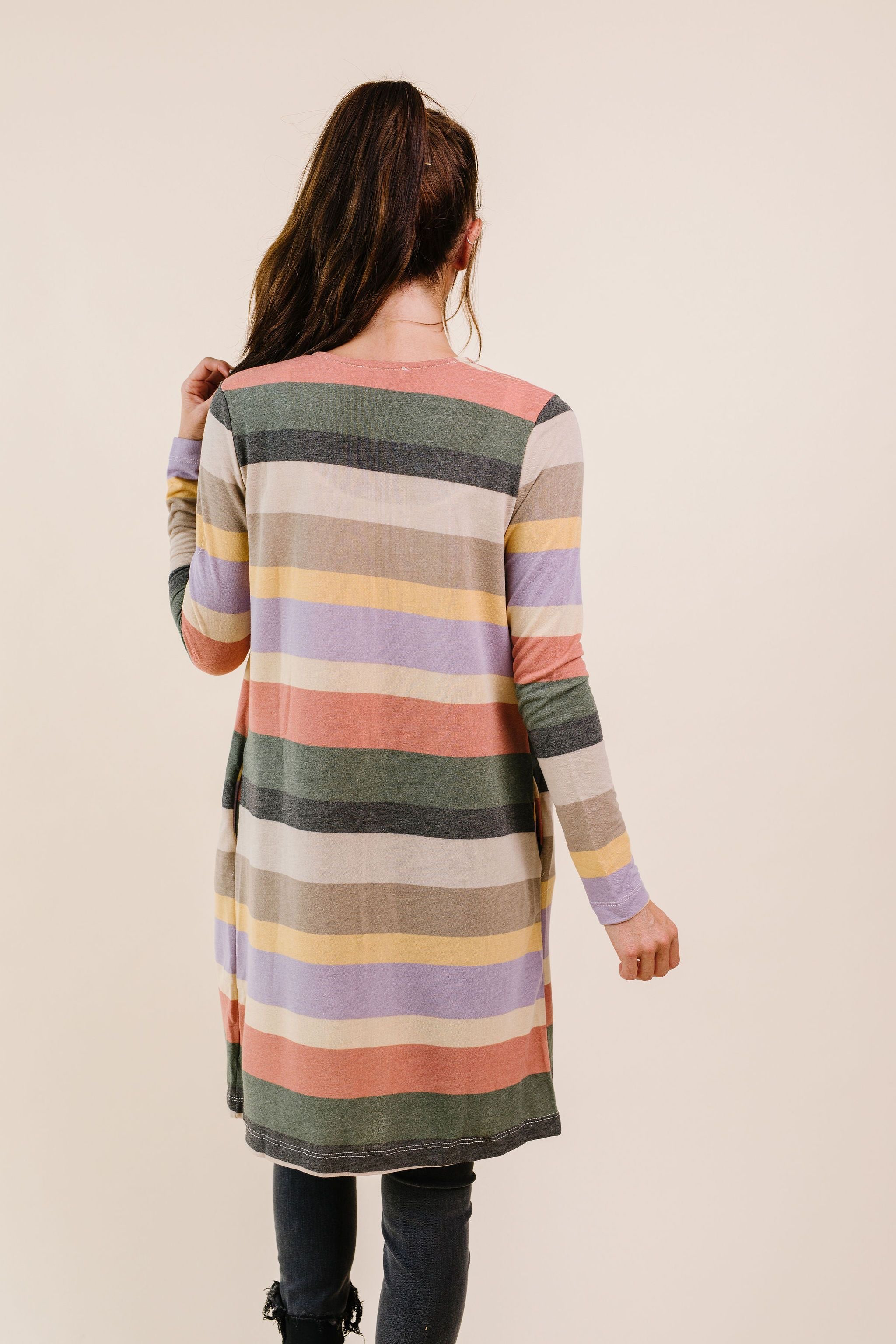 Tranquil Stripes Cardigan