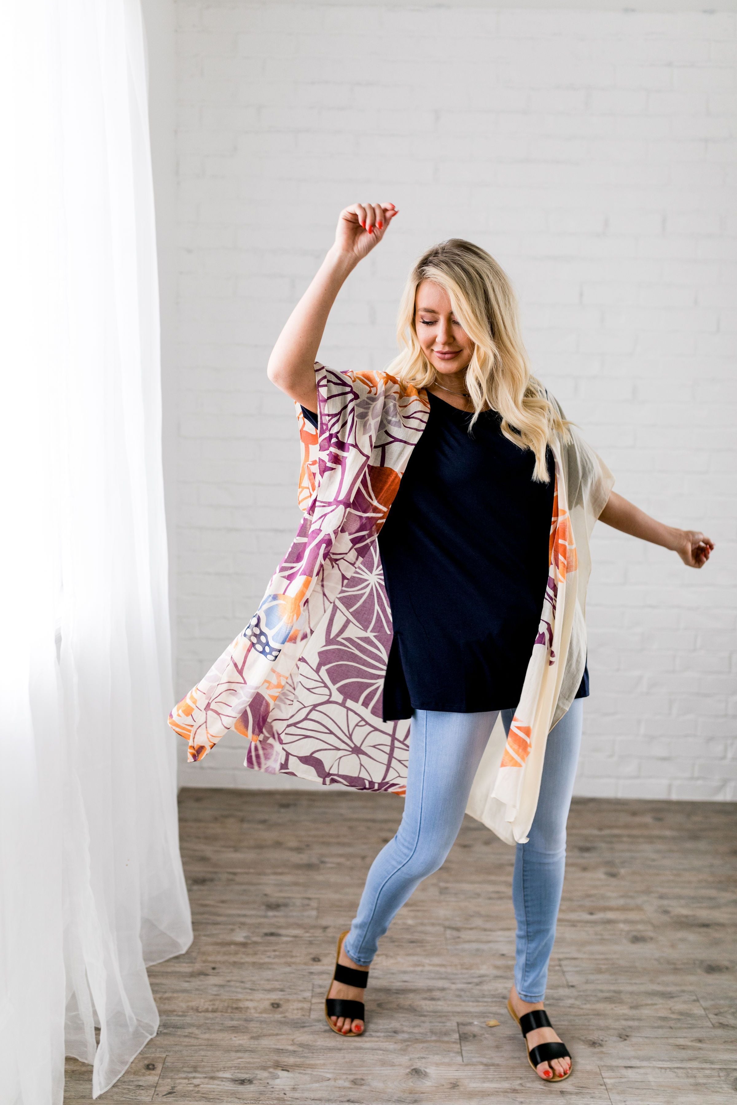 Tropical Garden Kimono