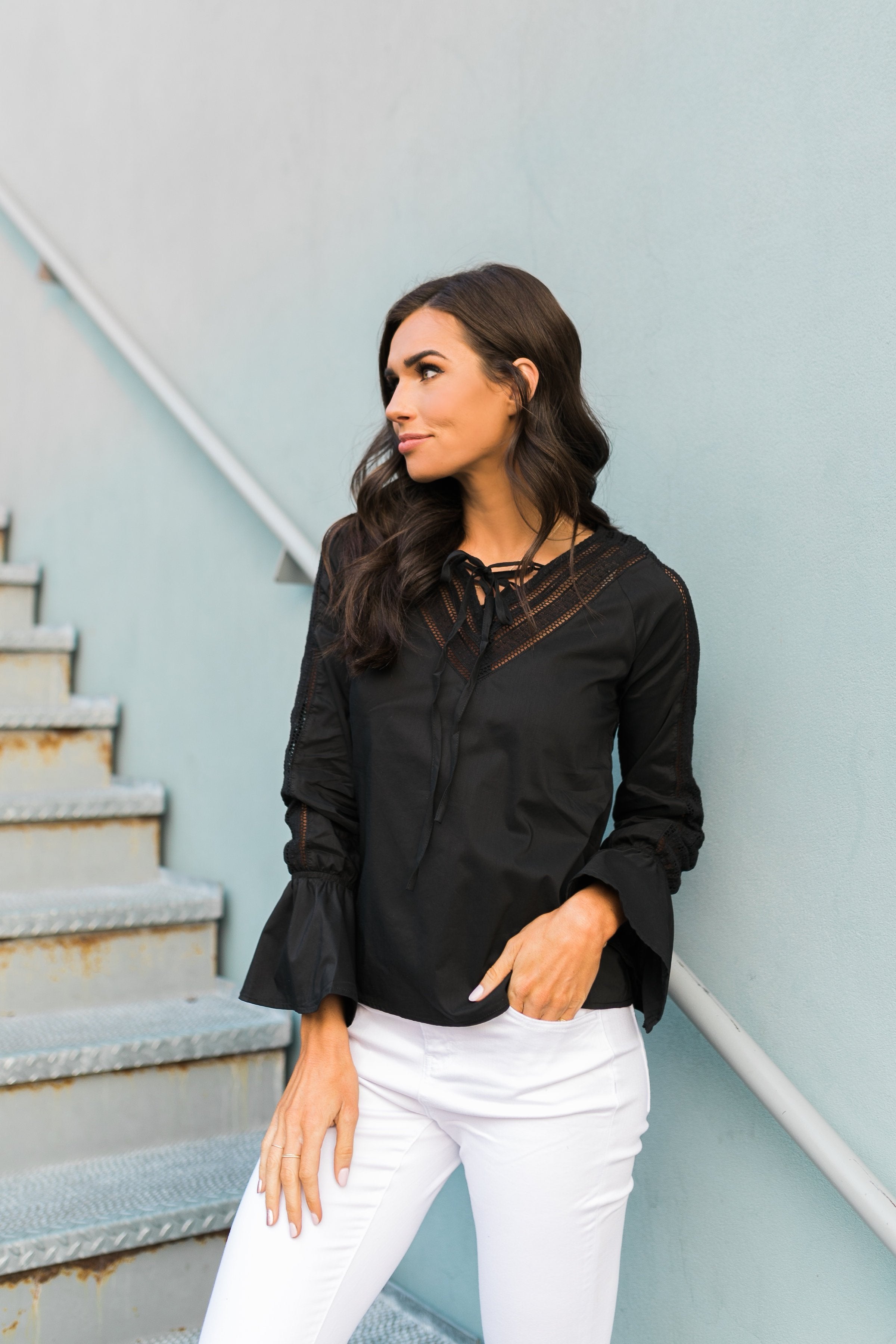 Victorian Belle In Black