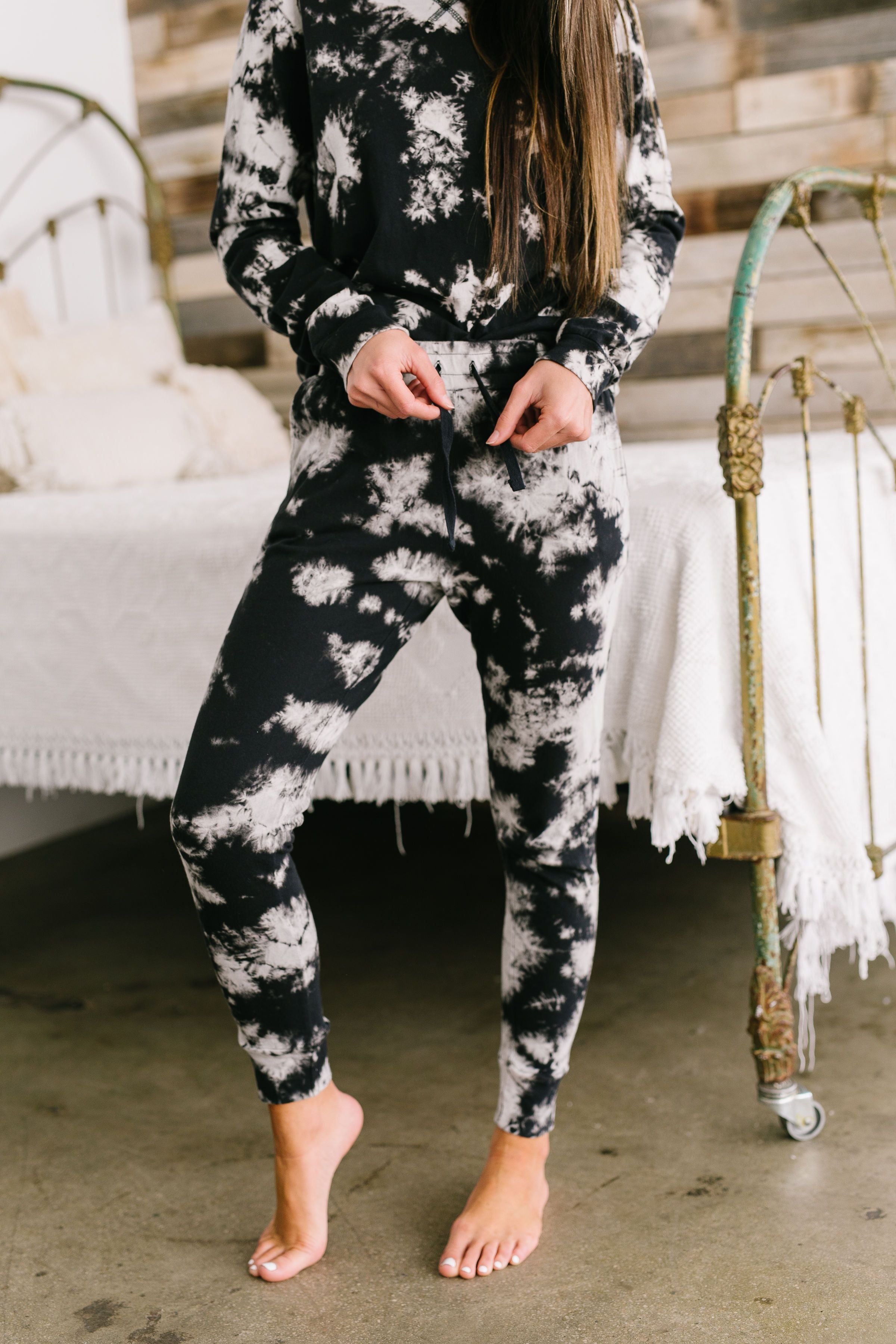 Vintage Acid Wash Pajama Bottoms - ALL SALES FINAL