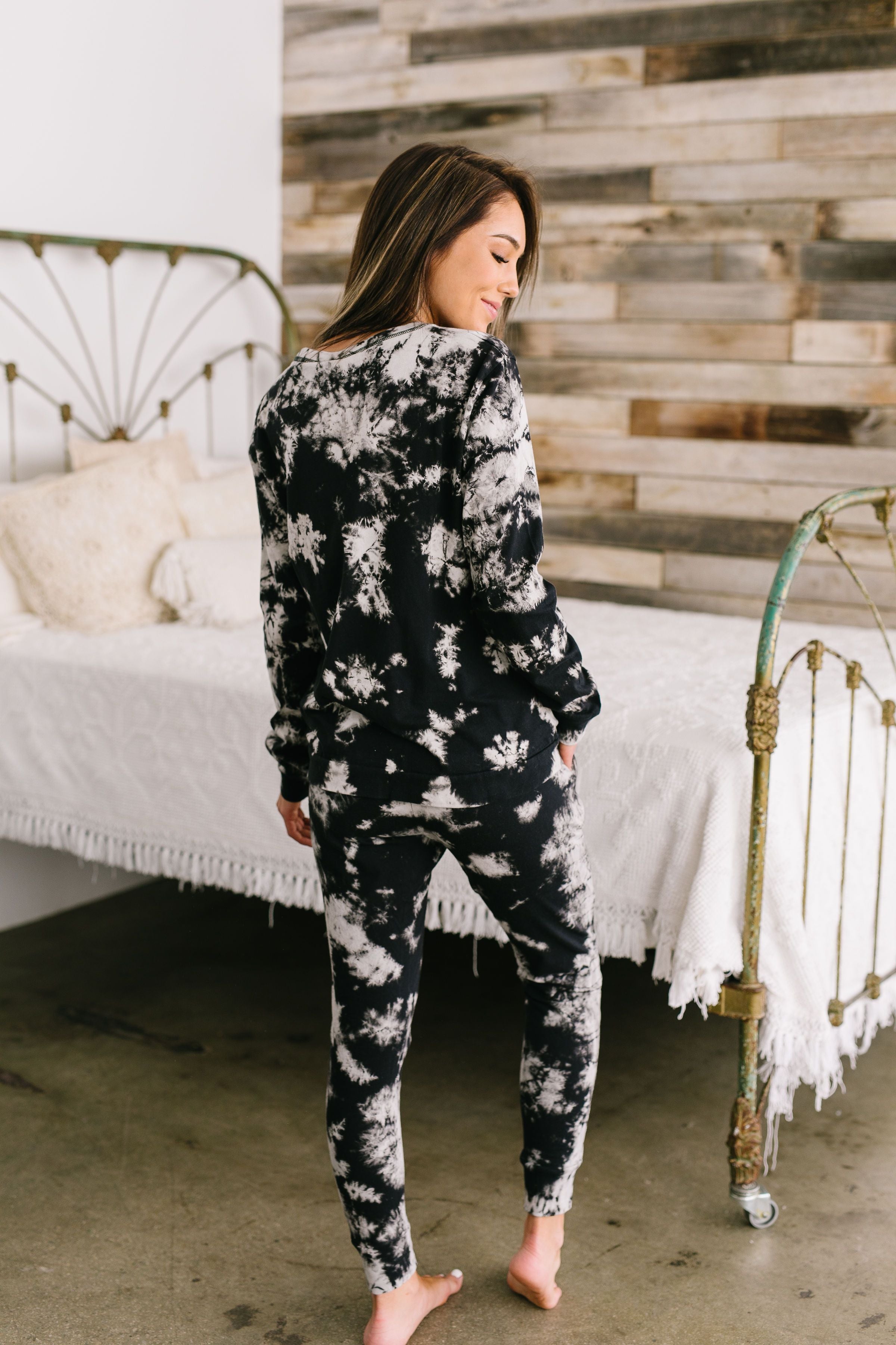 Vintage Acid Wash Pajama Top - ALL SALES FINAL