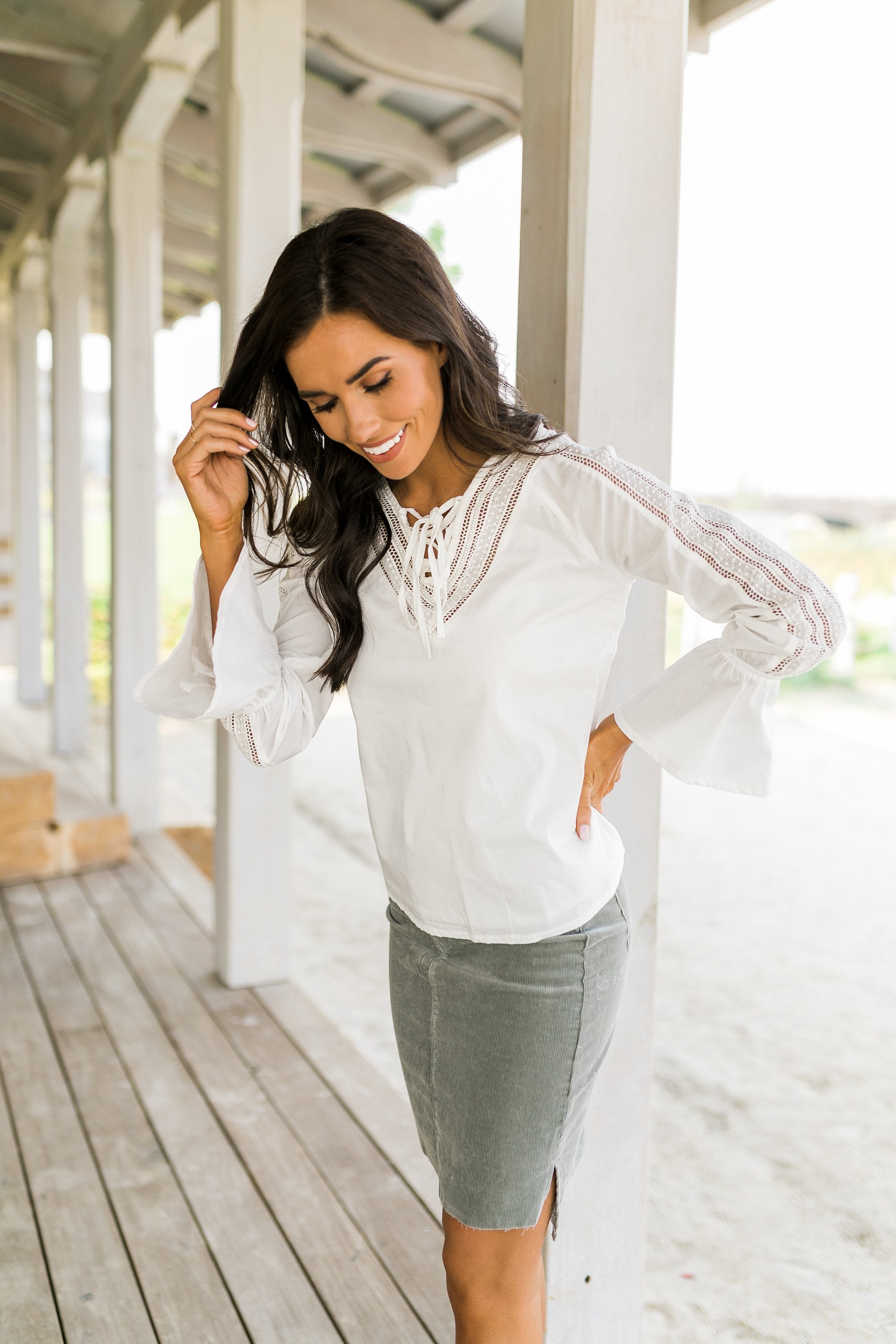 Victorian Belle In Ivory