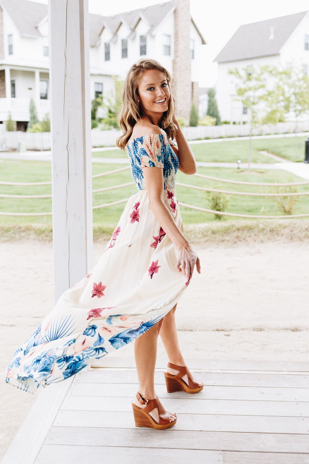 Vivian Tropical Maxi Romper