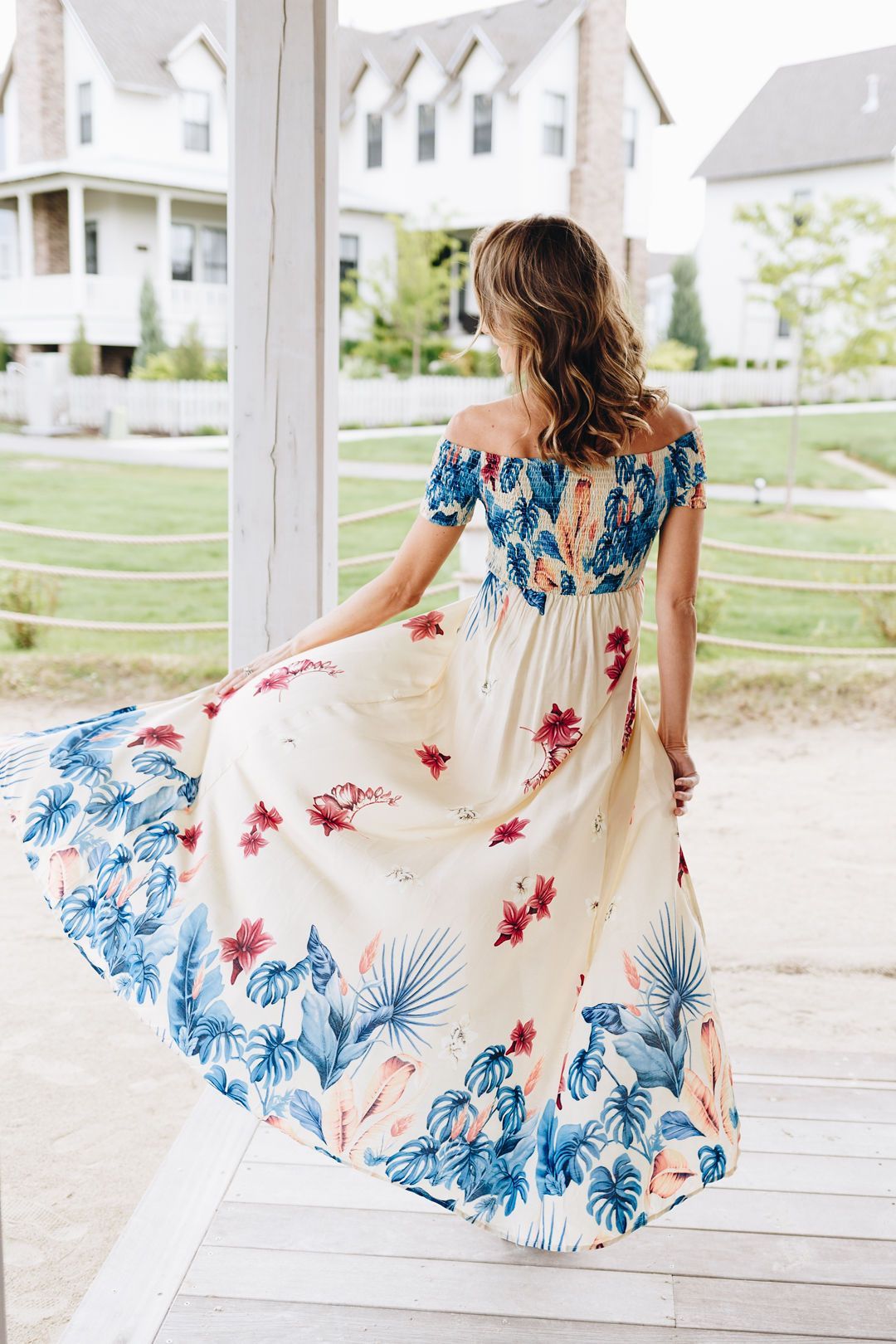 Vivian Tropical Maxi Romper