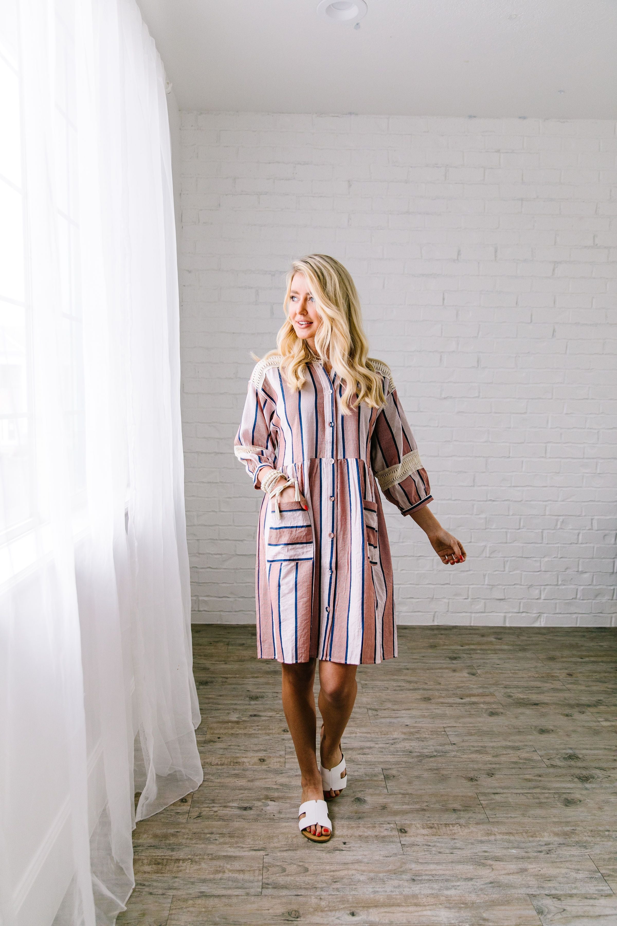 Weekend In The Hamptons Midi Dress