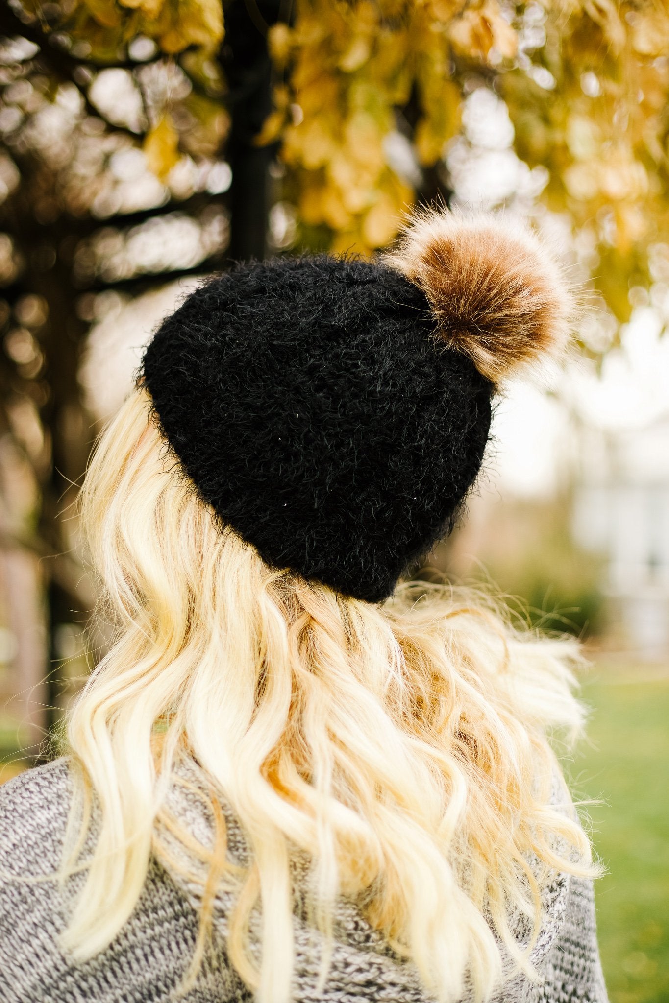 What The Fuzz Beanie In Black