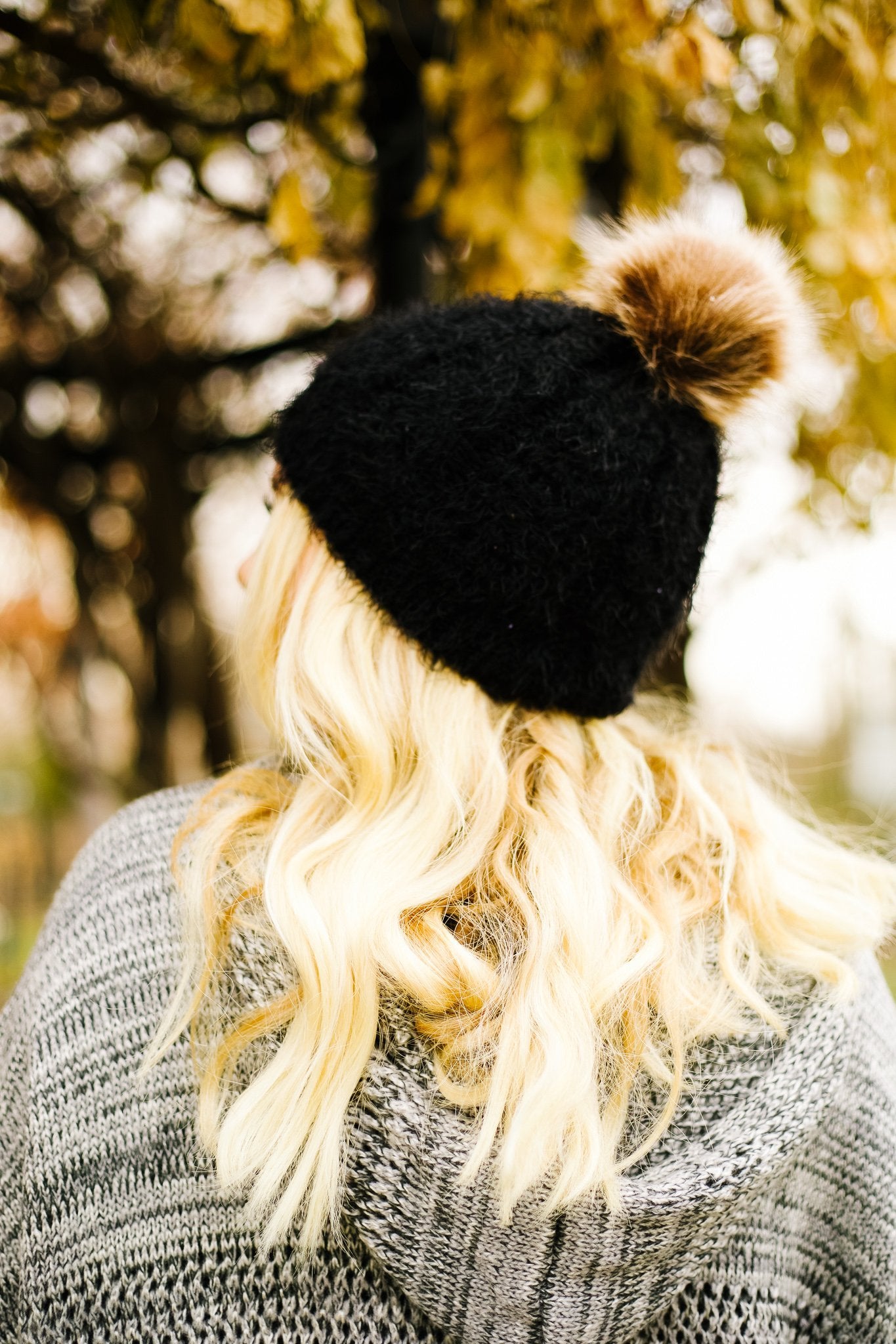 What The Fuzz Beanie In Black