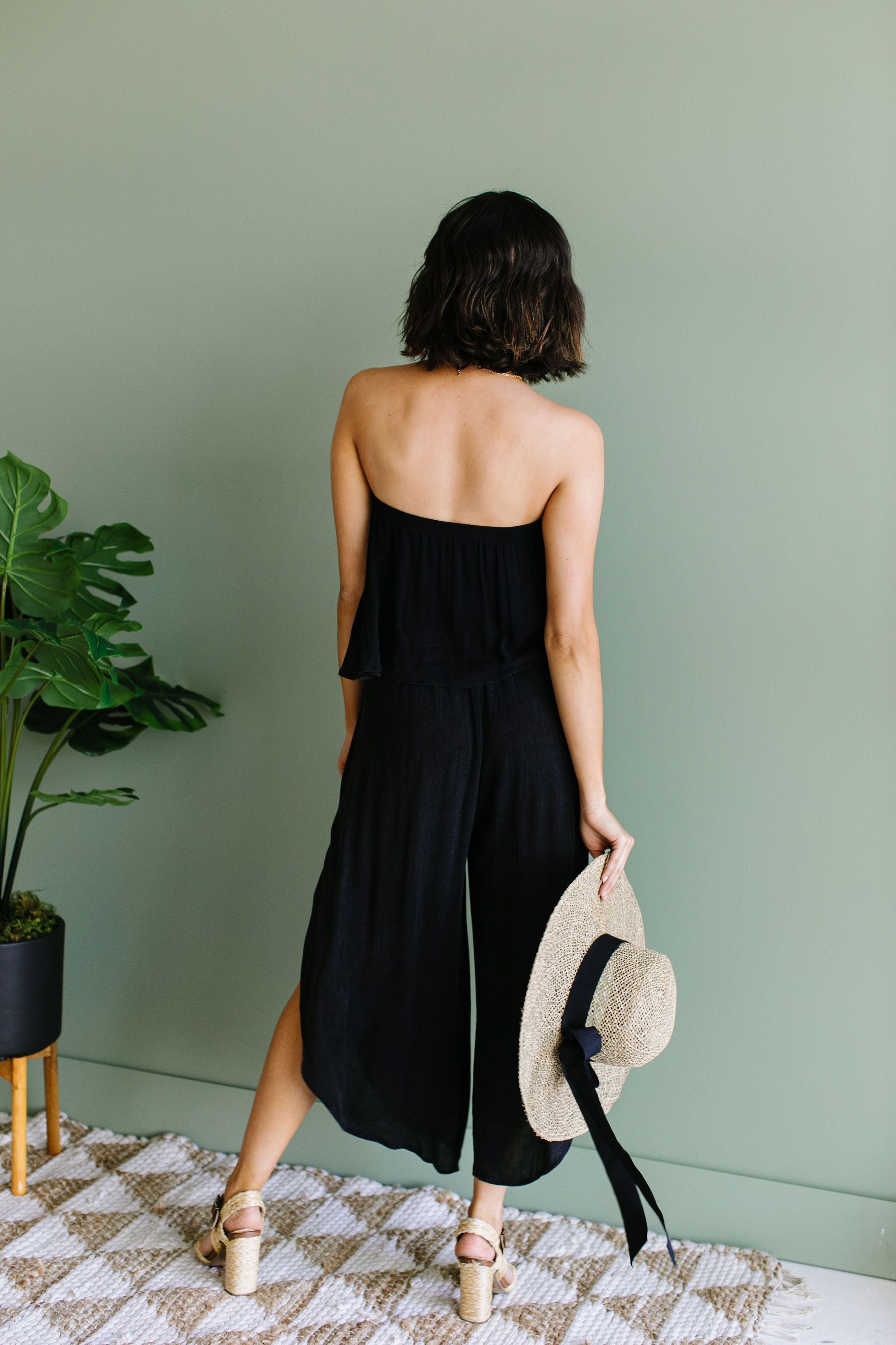 Wild Child Mineral Wash Jumpsuit In Eclipse