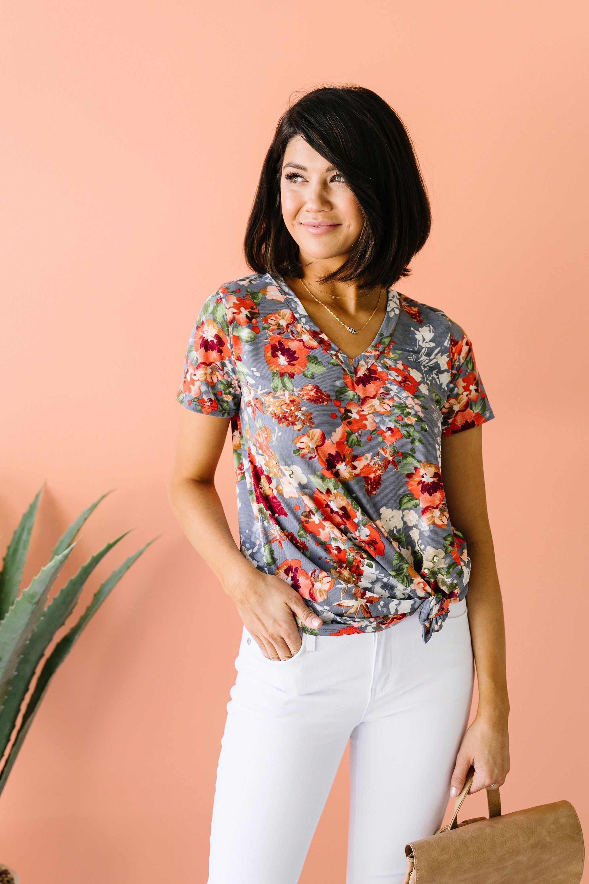 Wild Garden V-Neck