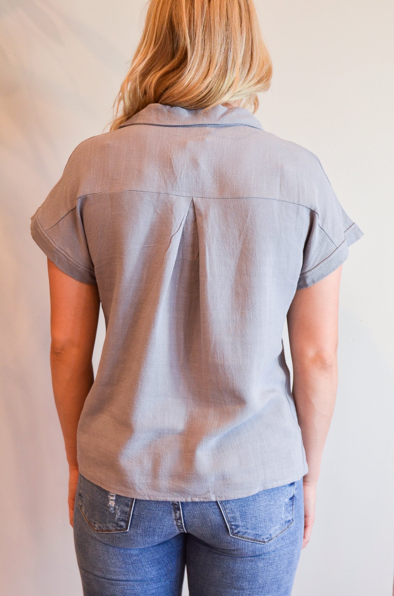 Working For The Weekend Top In Gray