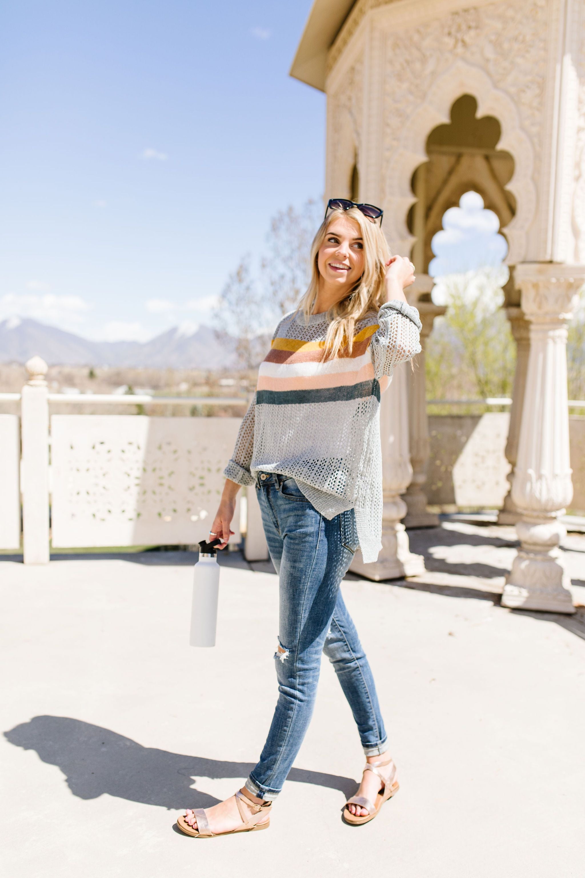 Writer's Block Sheer Sweater