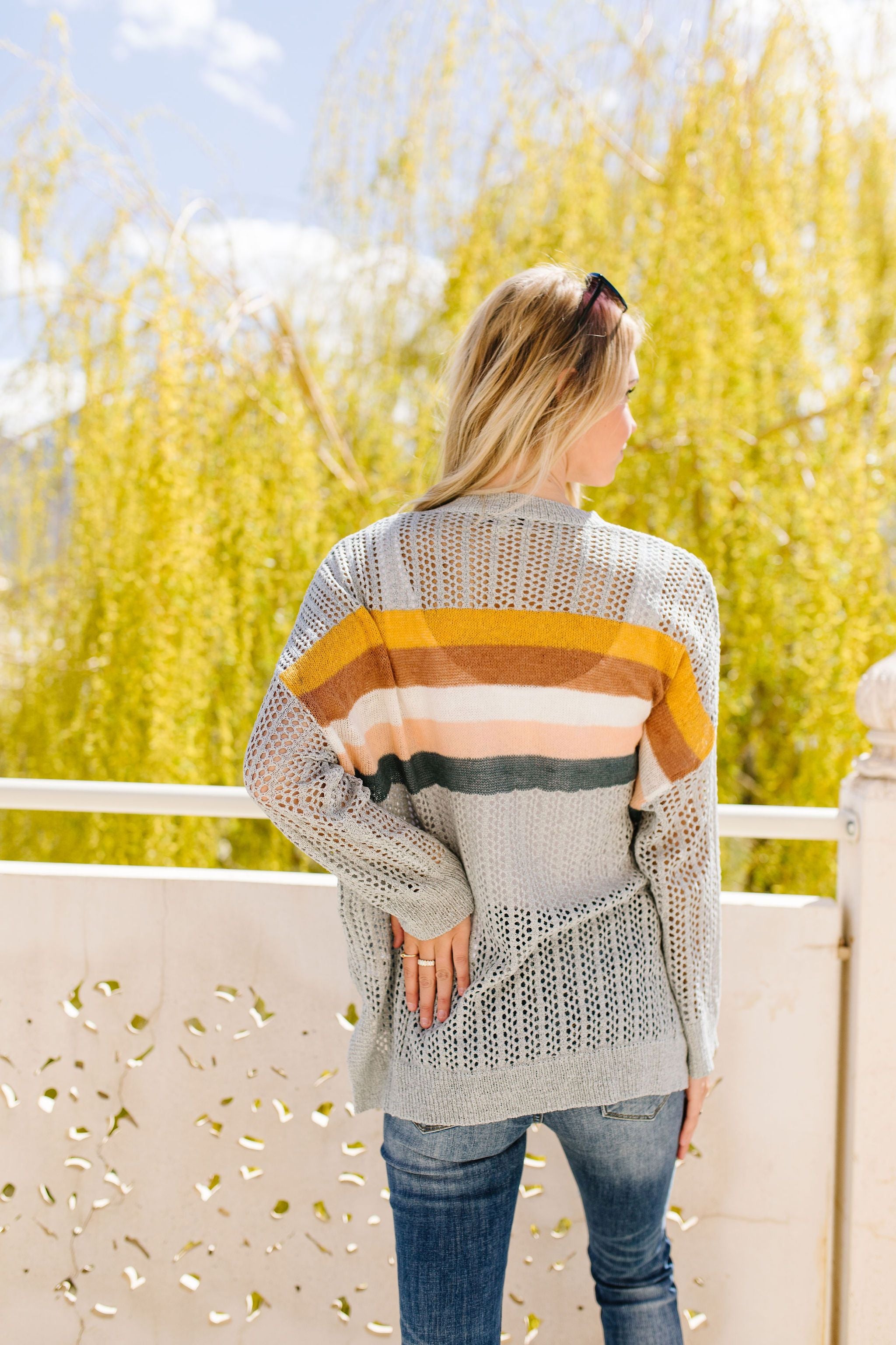 Writer's Block Sheer Sweater