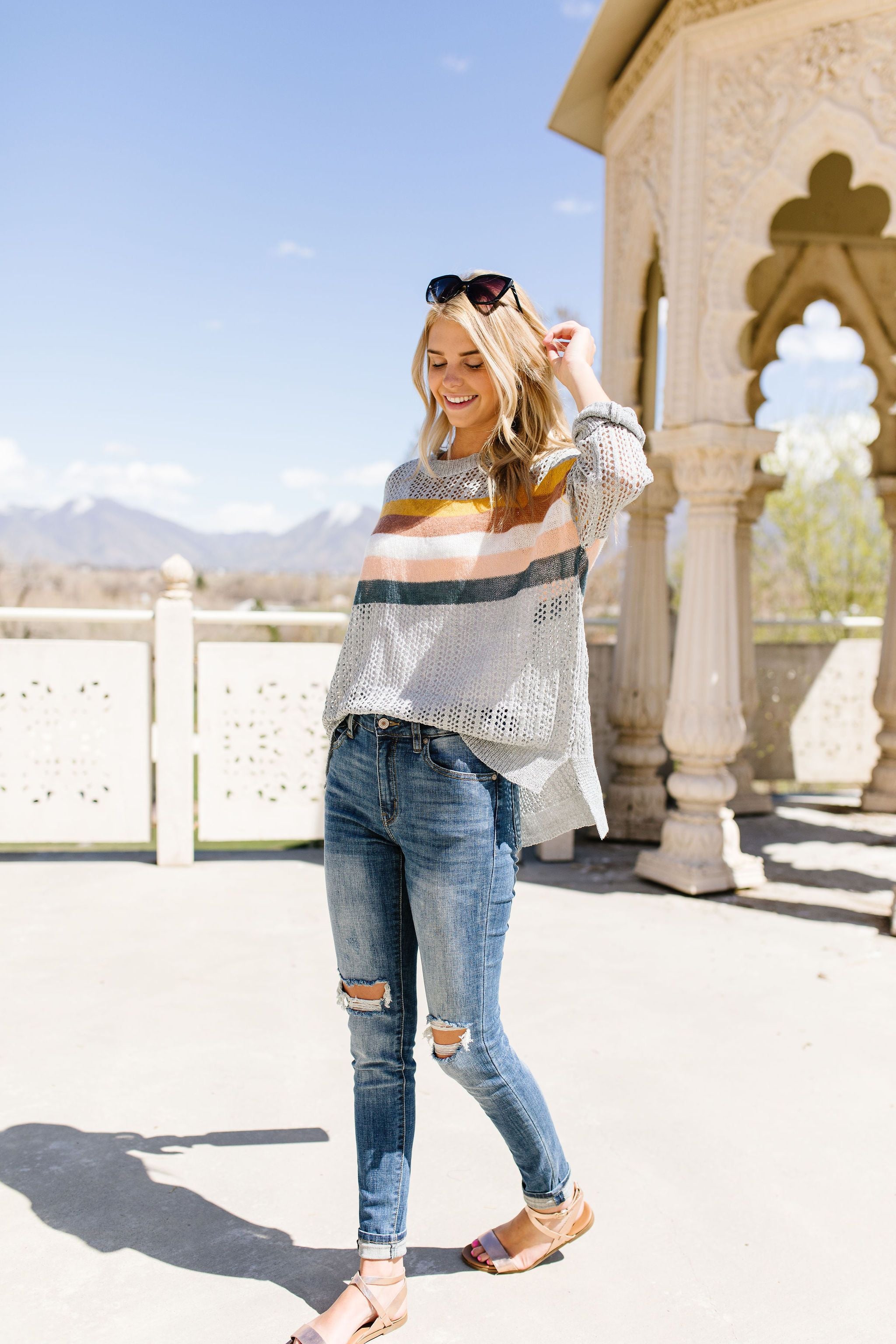 Writer's Block Sheer Sweater