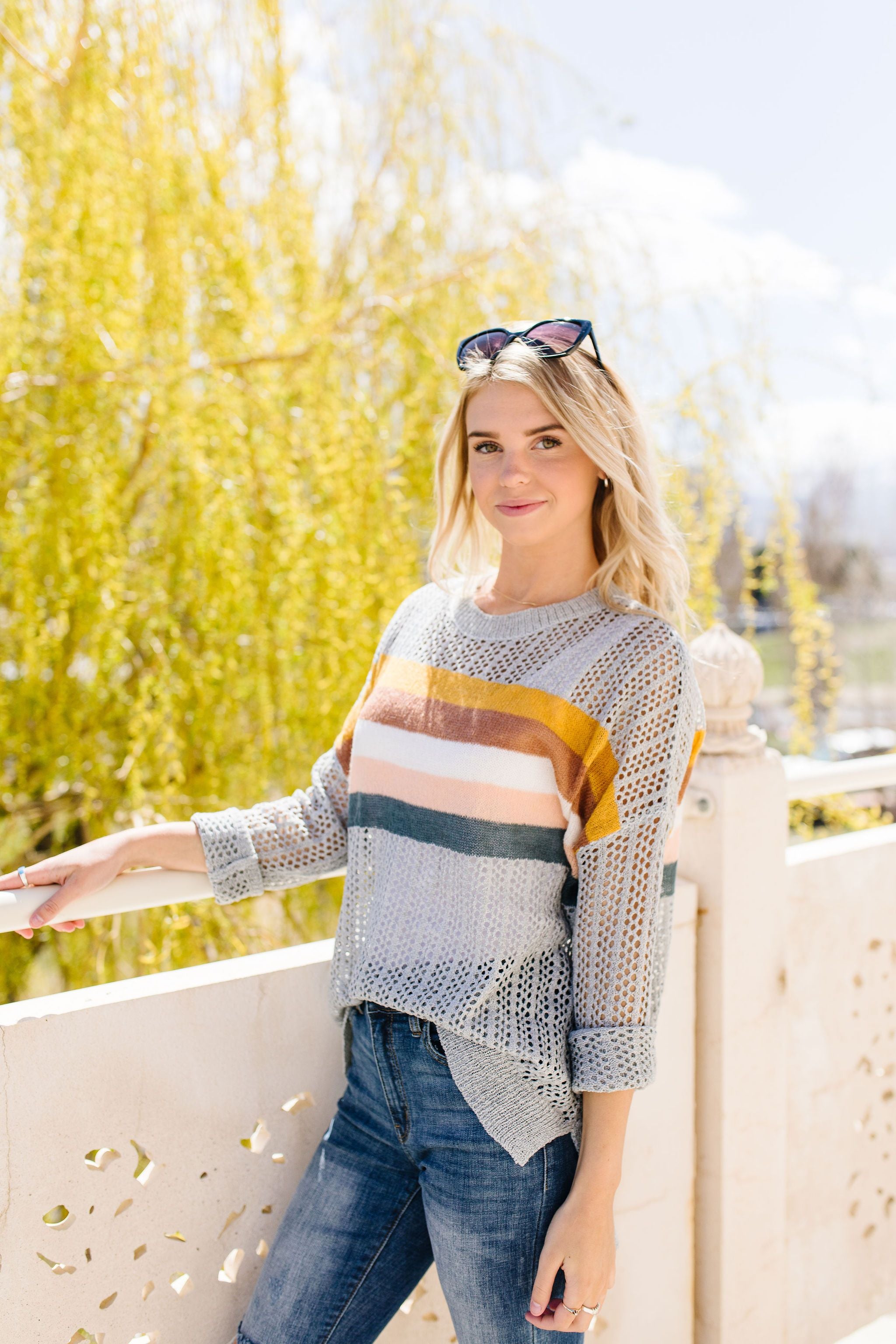 Writer's Block Sheer Sweater