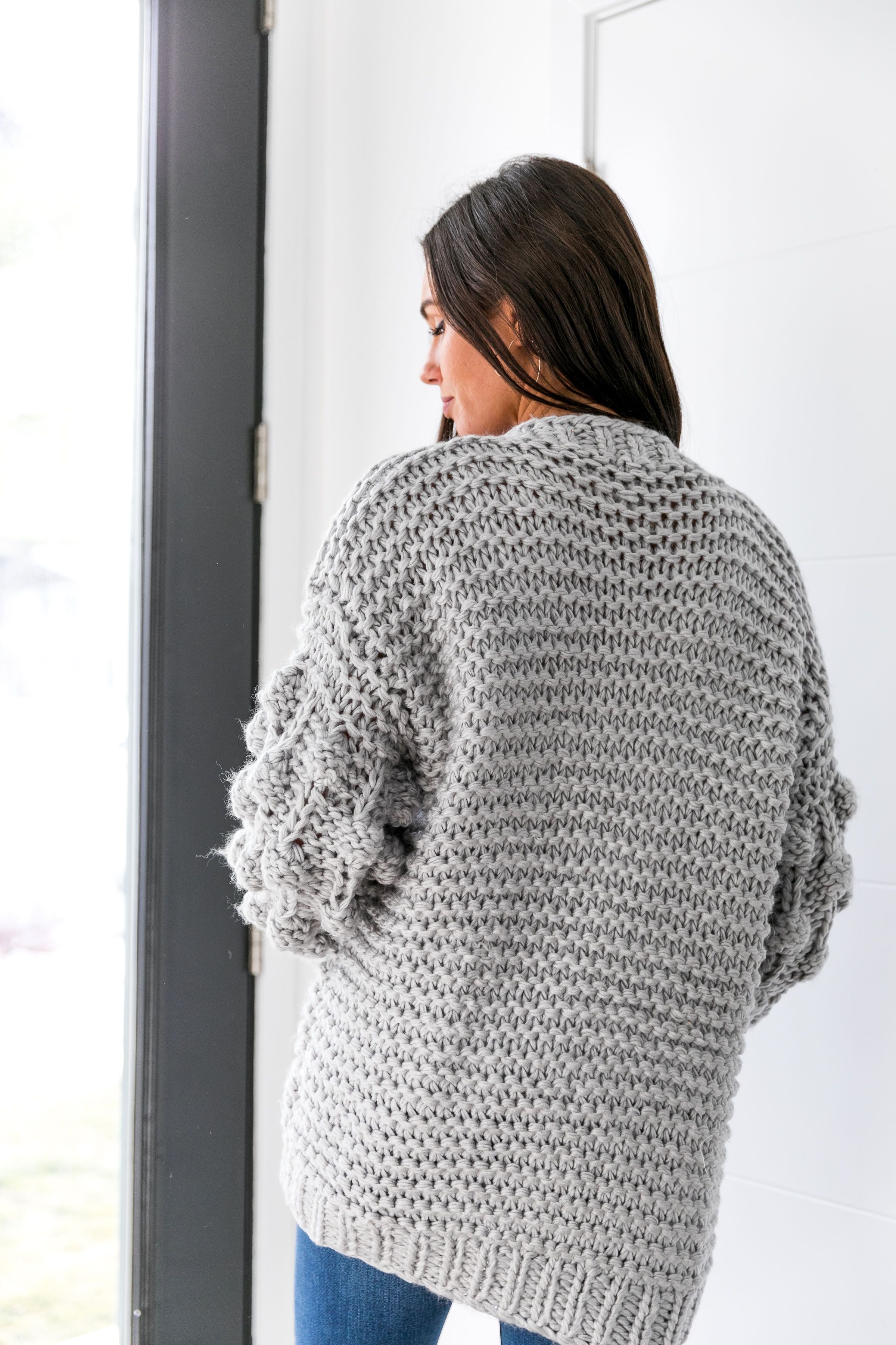 You Go Girl Pom Pom Cardigan