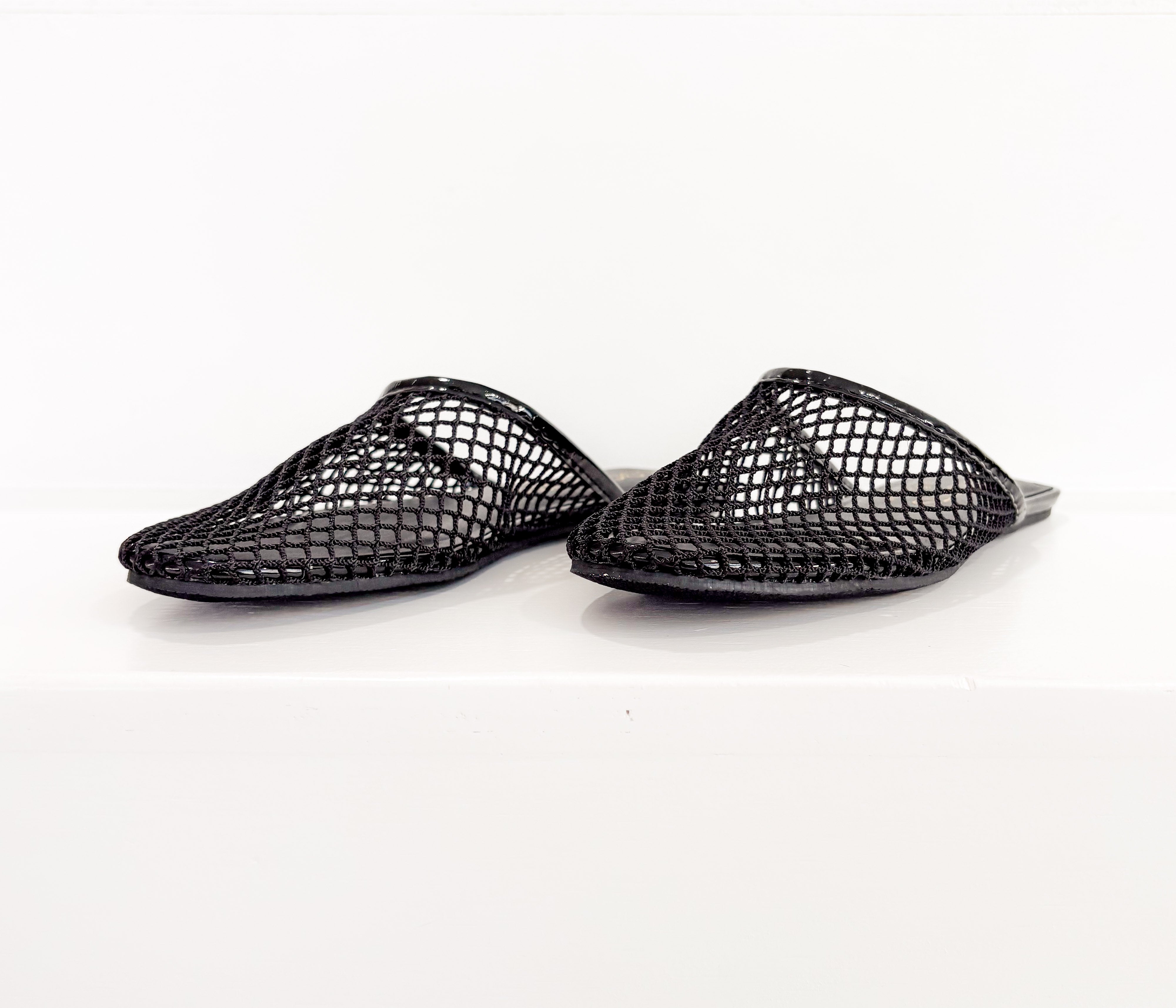 Brooklyn Flat Mule in Black