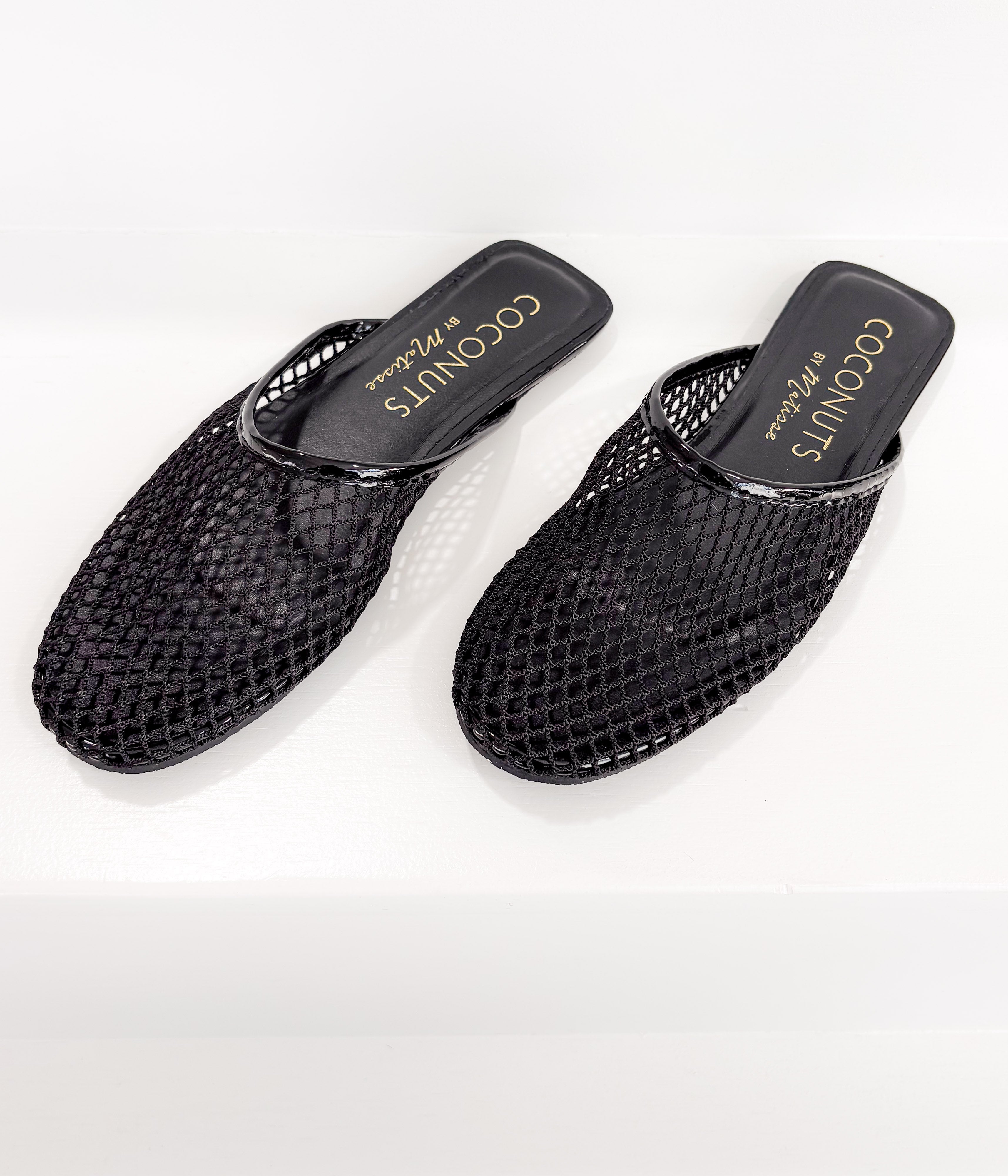 Brooklyn Flat Mule in Black