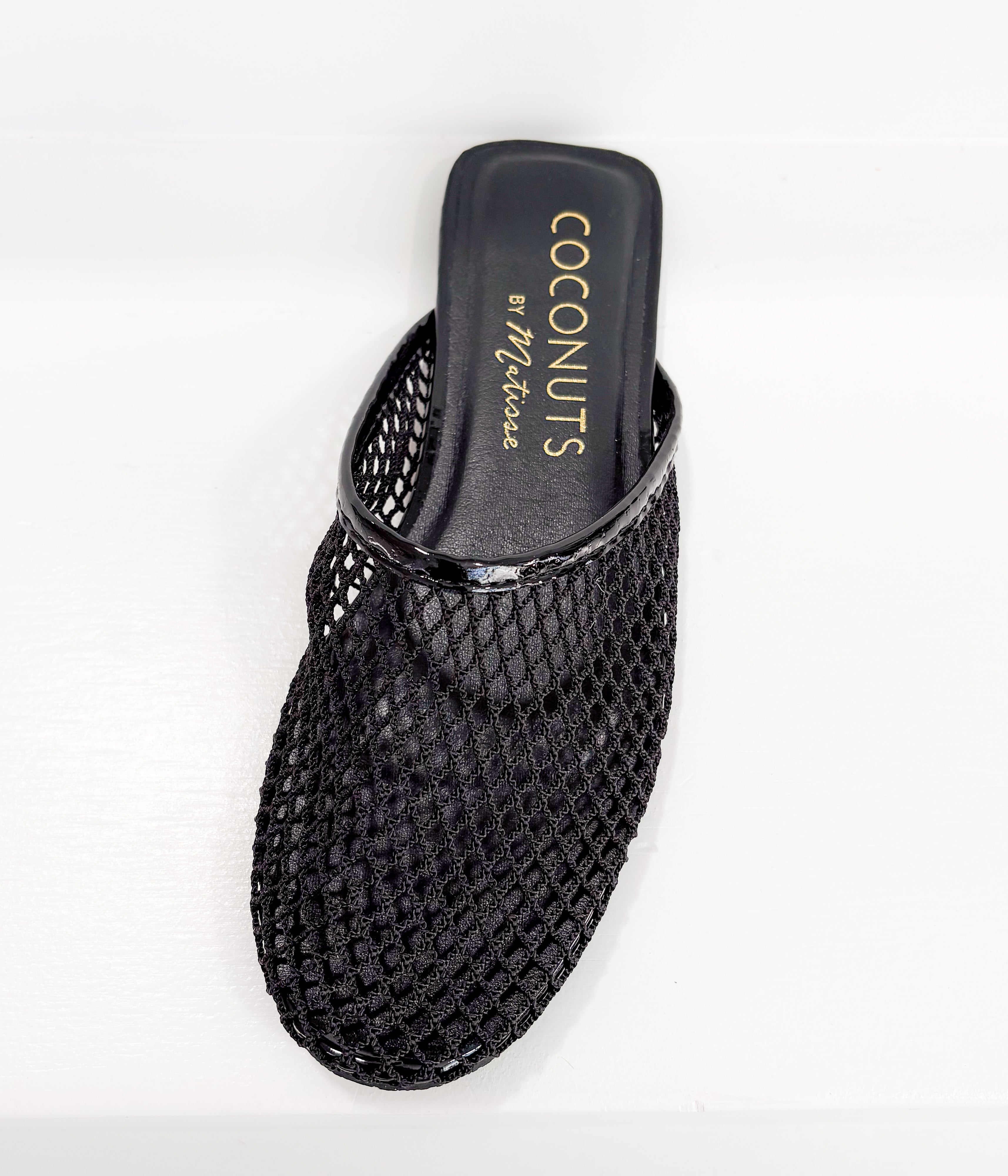 Brooklyn Flat Mule in Black