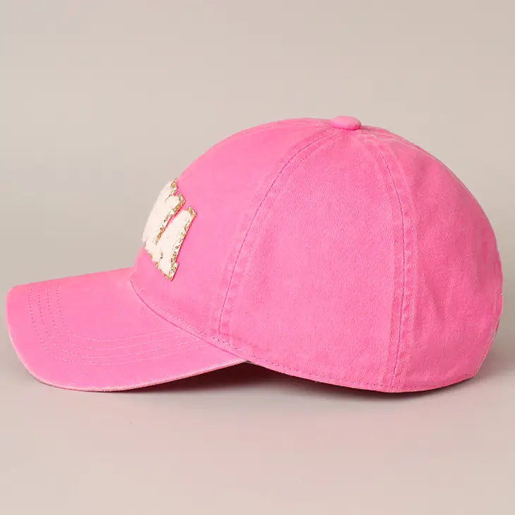 PREORDER: Mama Chenille Letter Patch Baseball Cap in Five Colors