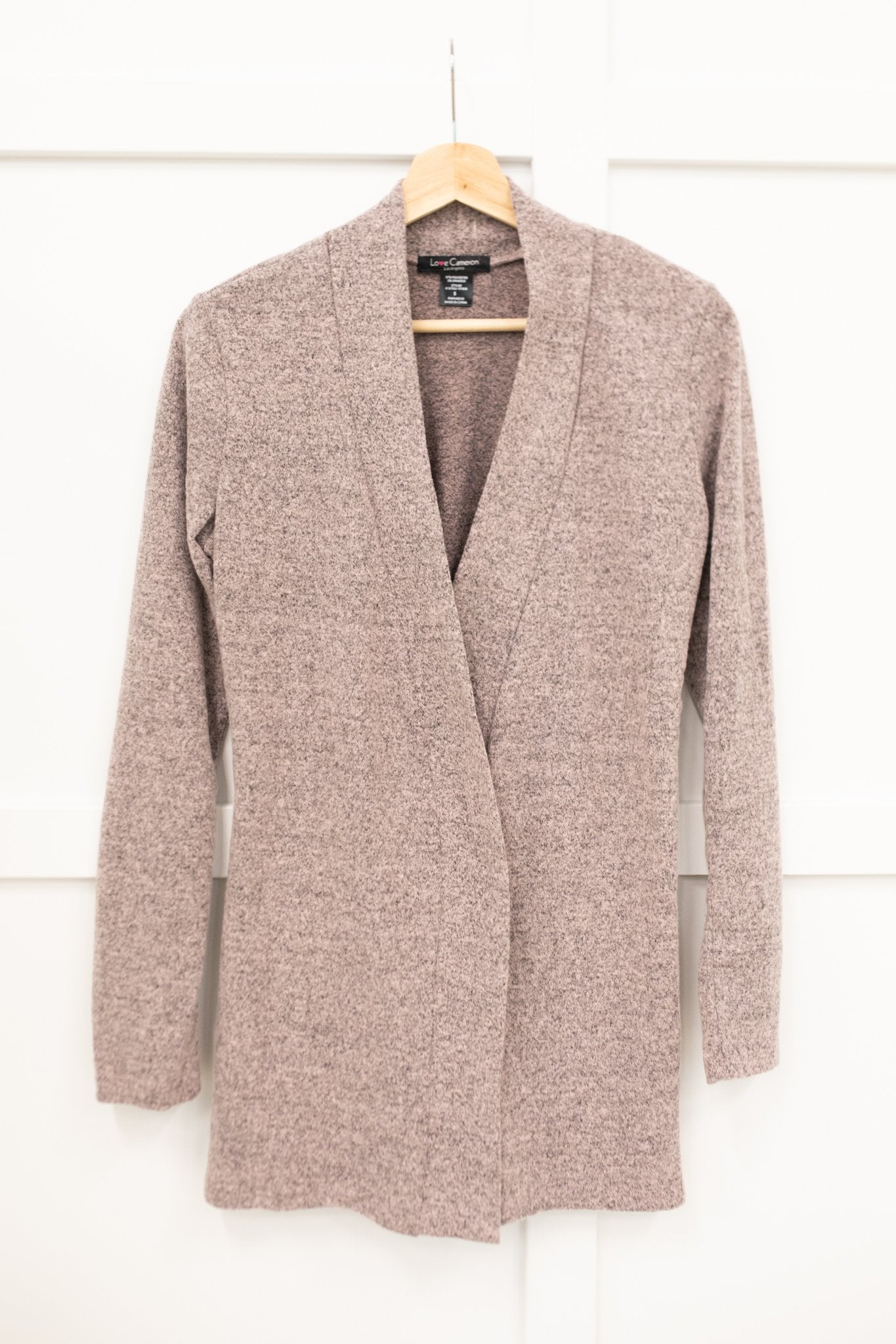 Sienna Sweater knit Cardigan In Light Blush