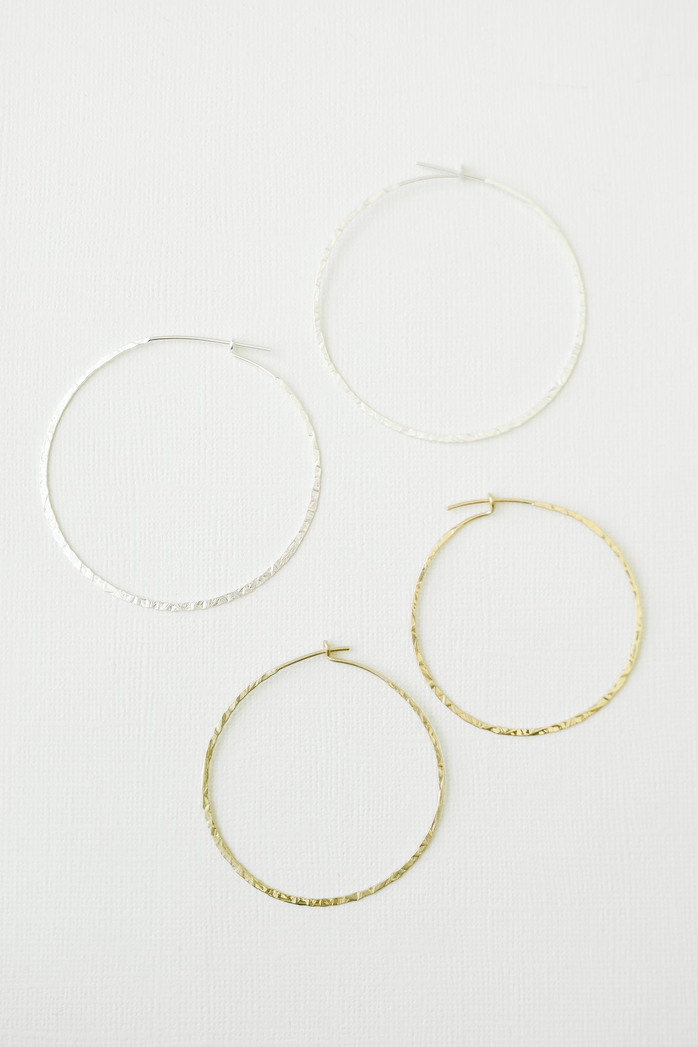 Slim & Rough Hewn Hoops