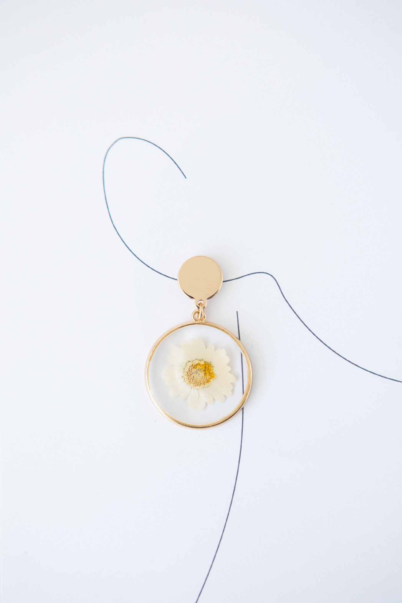 Impressively Pressed Earrings in Sunflower