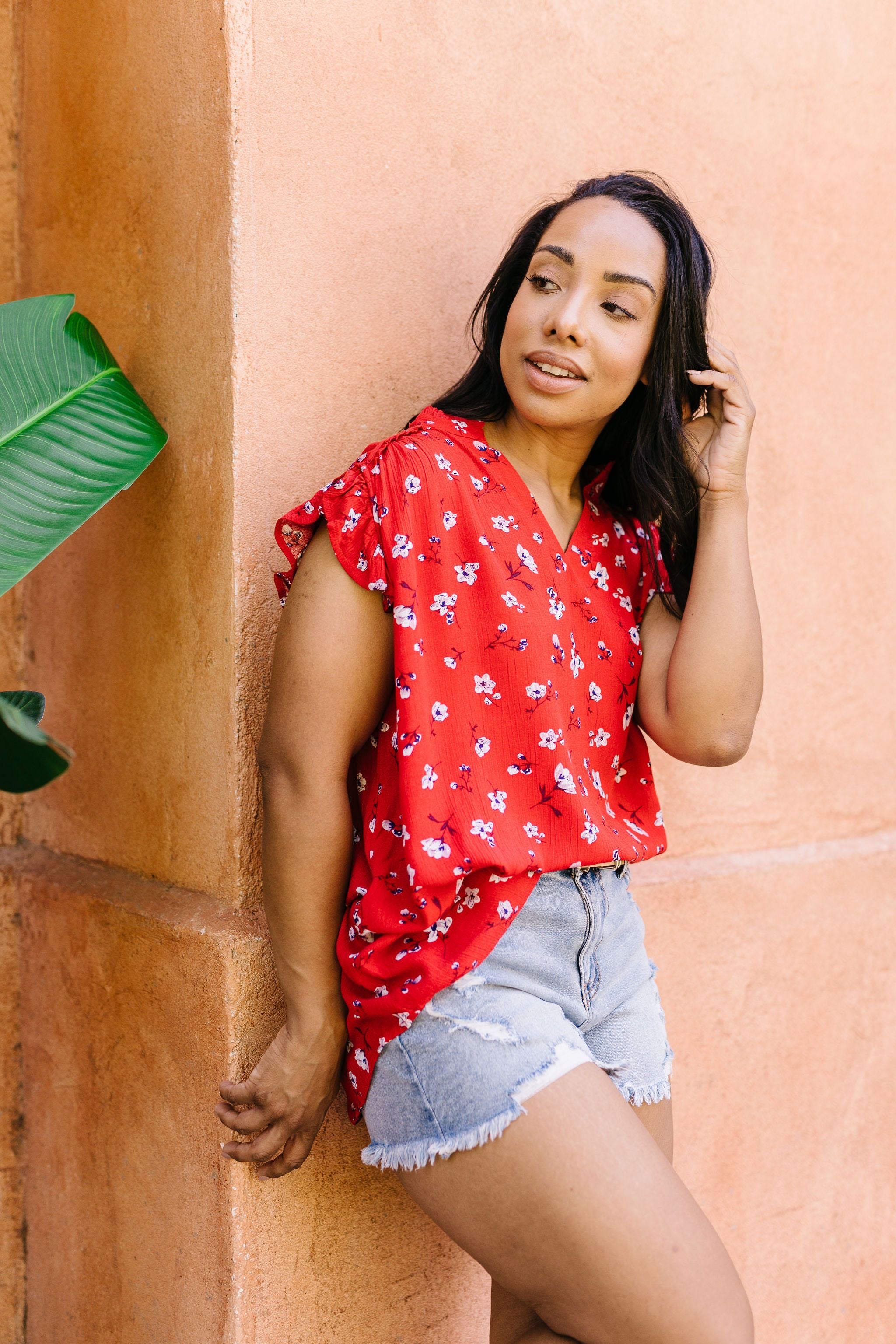 Primrose Ruffled Sleeve Blouse