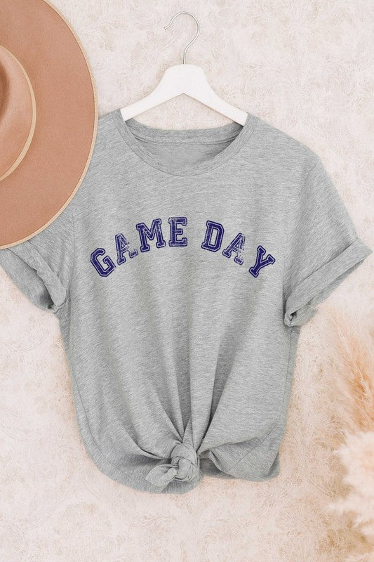 It's Game Day Graphic T-Shirt in Grey
