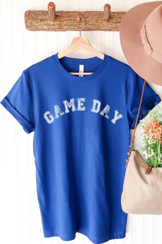 It's Game Day Graphic T-Shirt in Blue