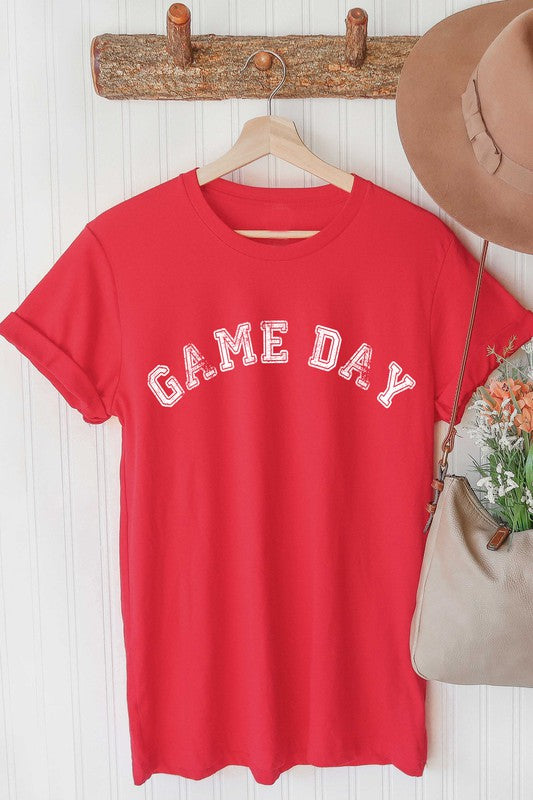 It's Game Day Graphic T-Shirt in Red