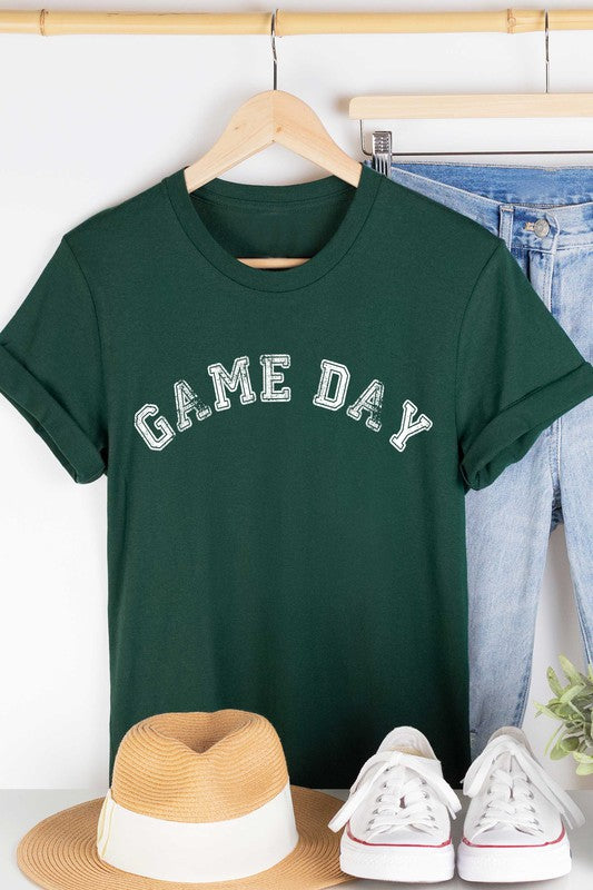 It's Game Day Graphic T-Shirt in Green