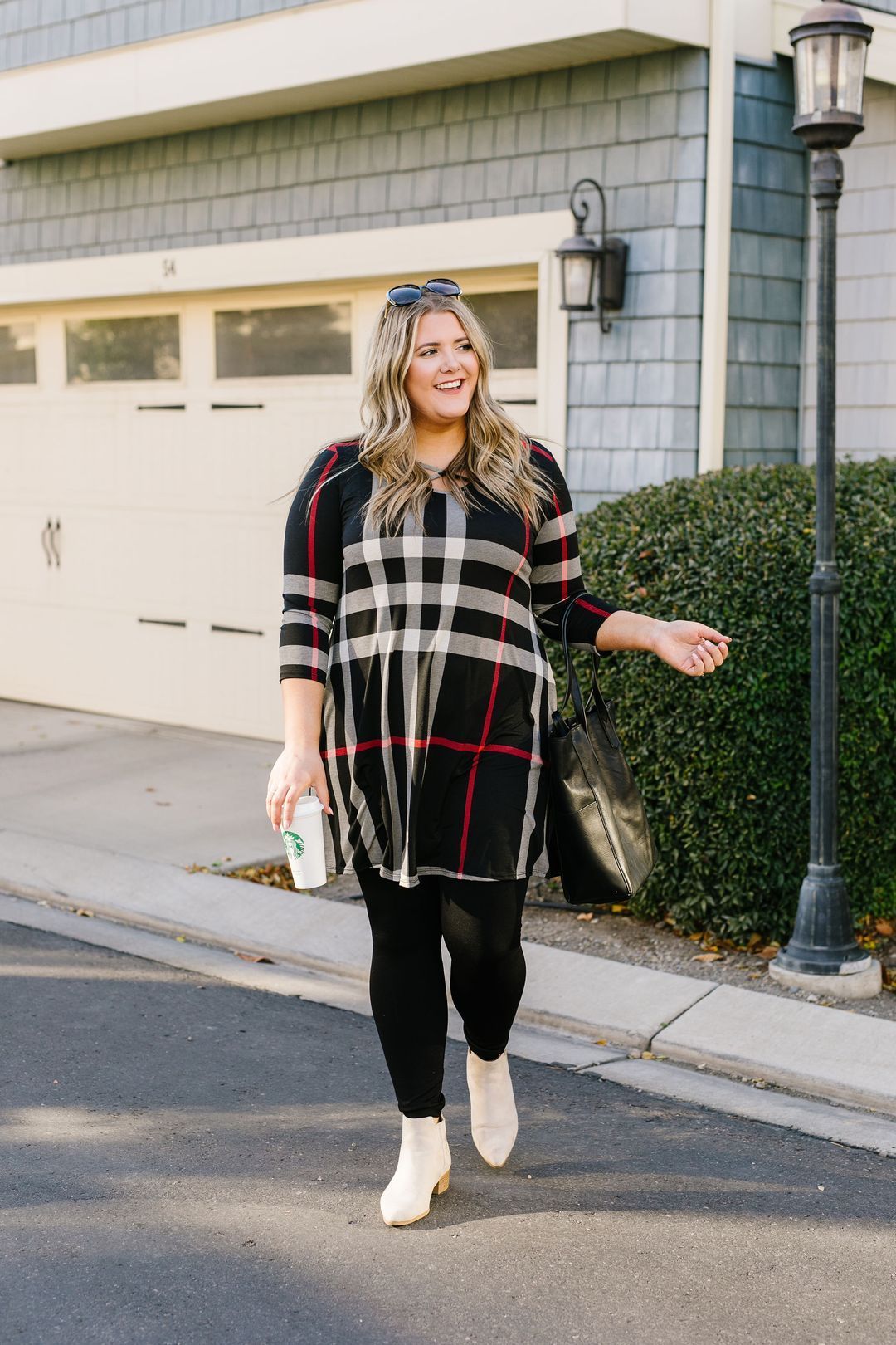 Glad To Be Plaid Swing Dress