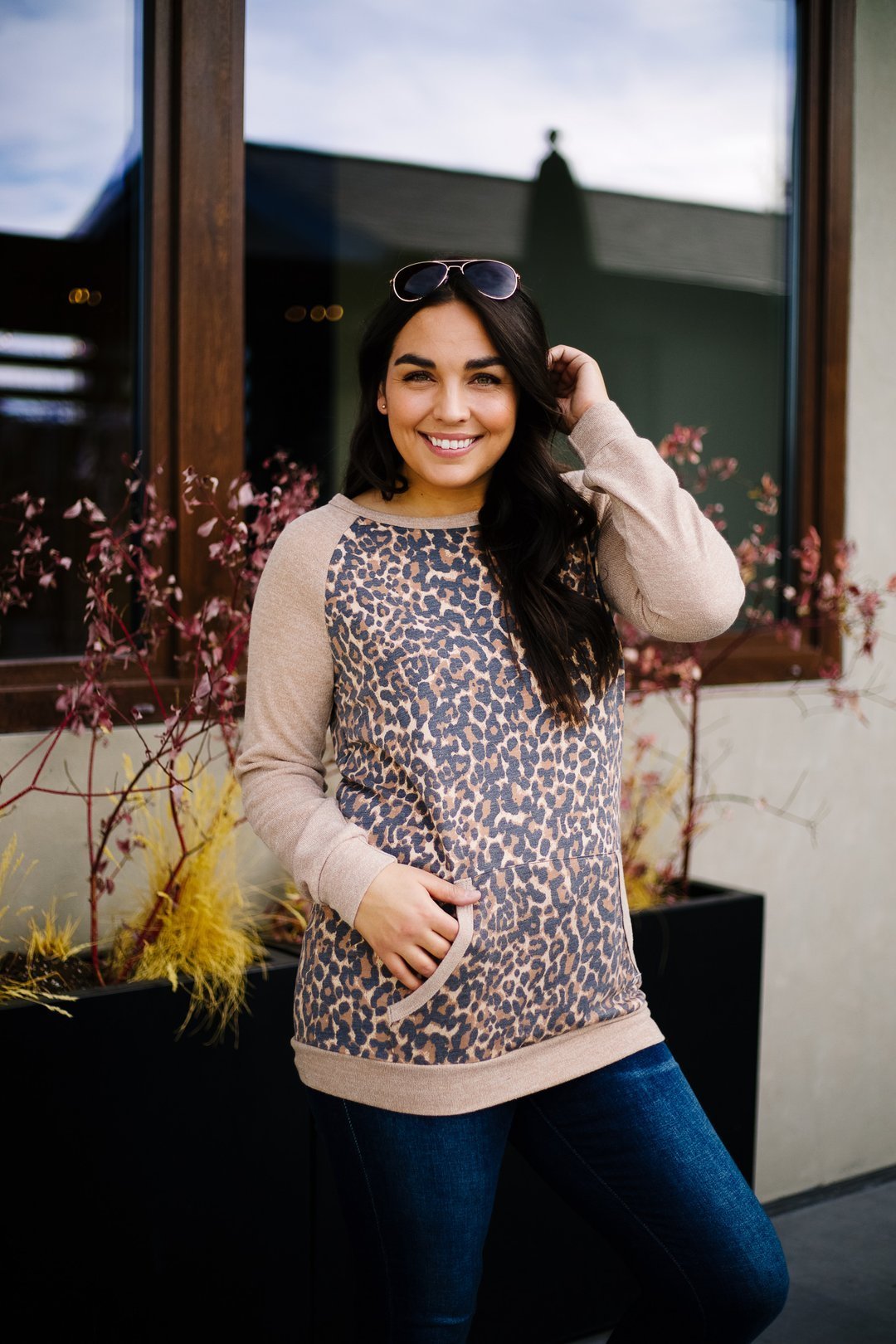 Leop-aroo Pullover