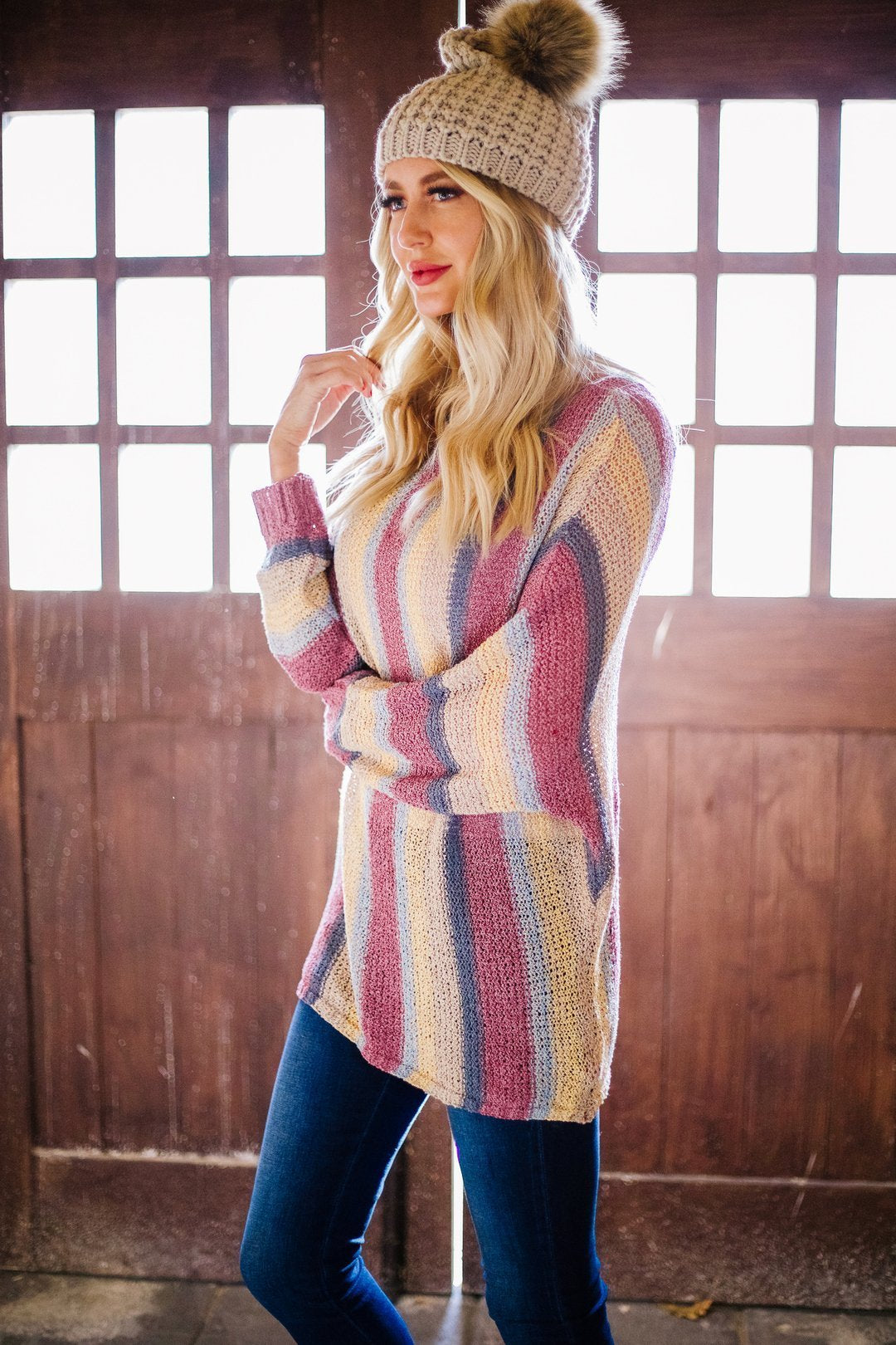 Mellow Striped Sweater