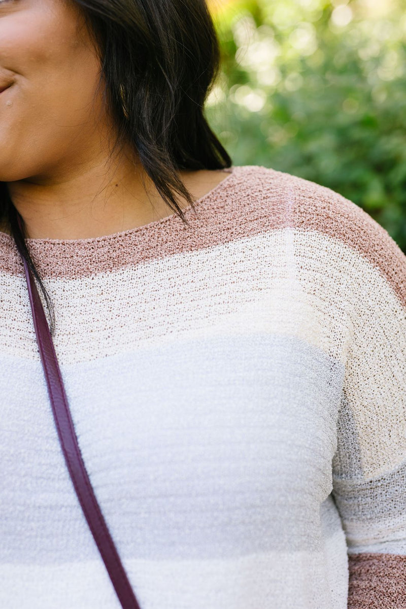 Serenity Color Block Sweater