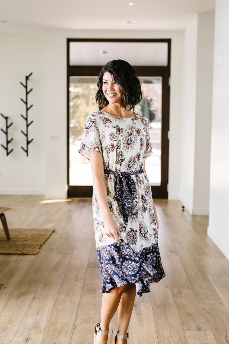 New Leaf Midi Dress