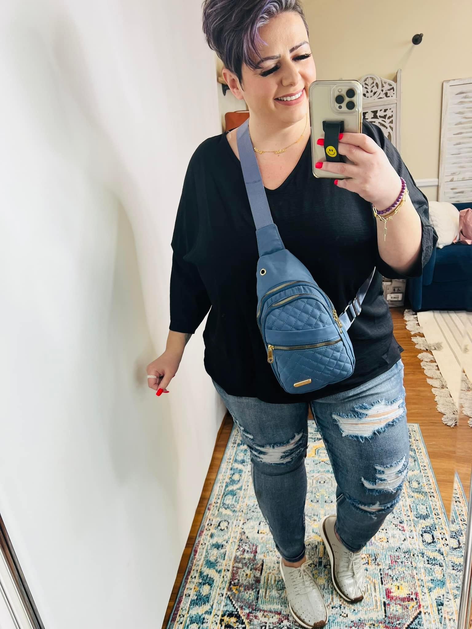 PREORDER: Quilted Sling Bag in Five Colors